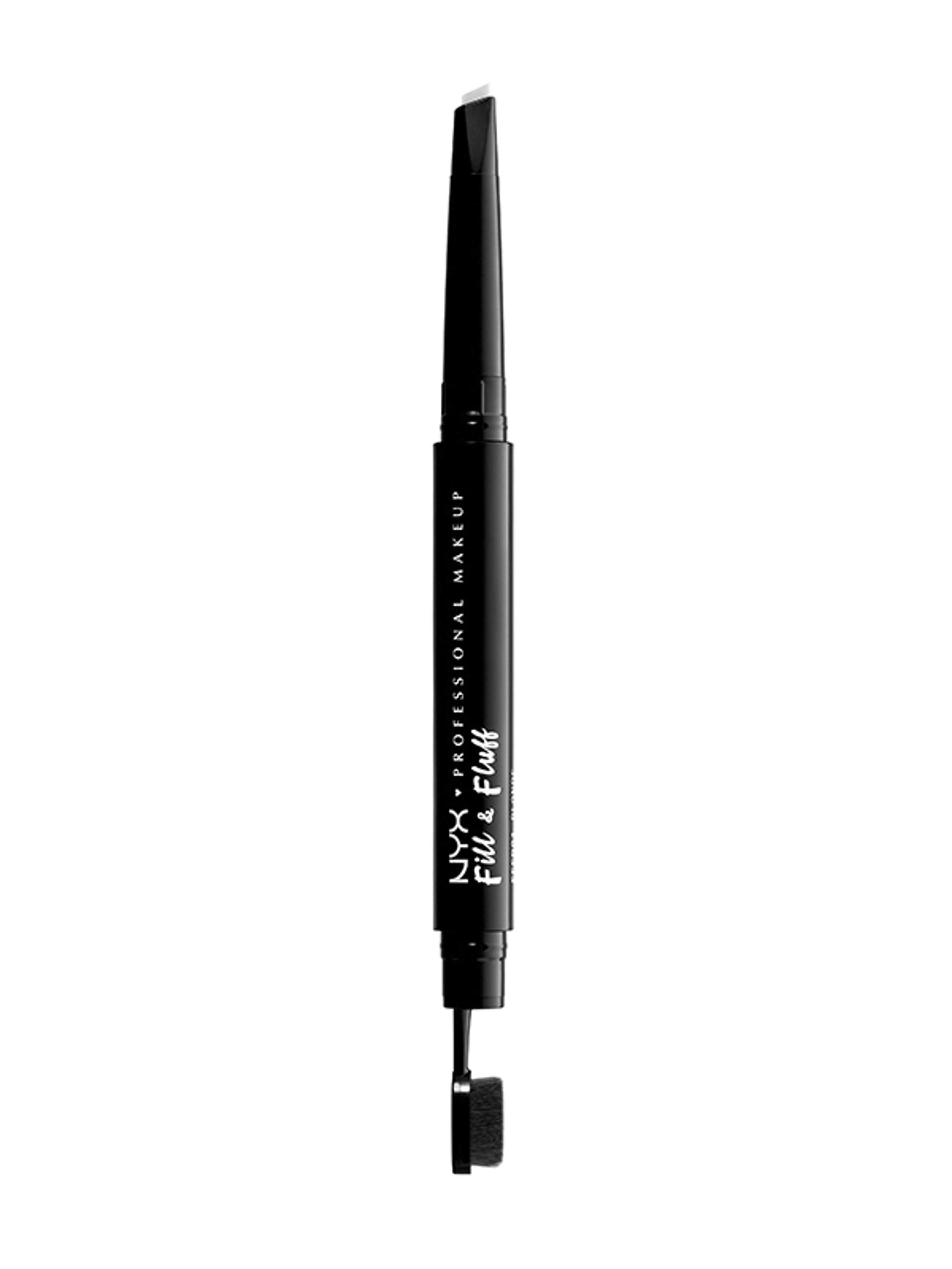 NYX Professional Makeup Fill & Fluff Eyebrow Pomade Pencil szemöldök ceruza /Fluff Clear - 1 db-2
