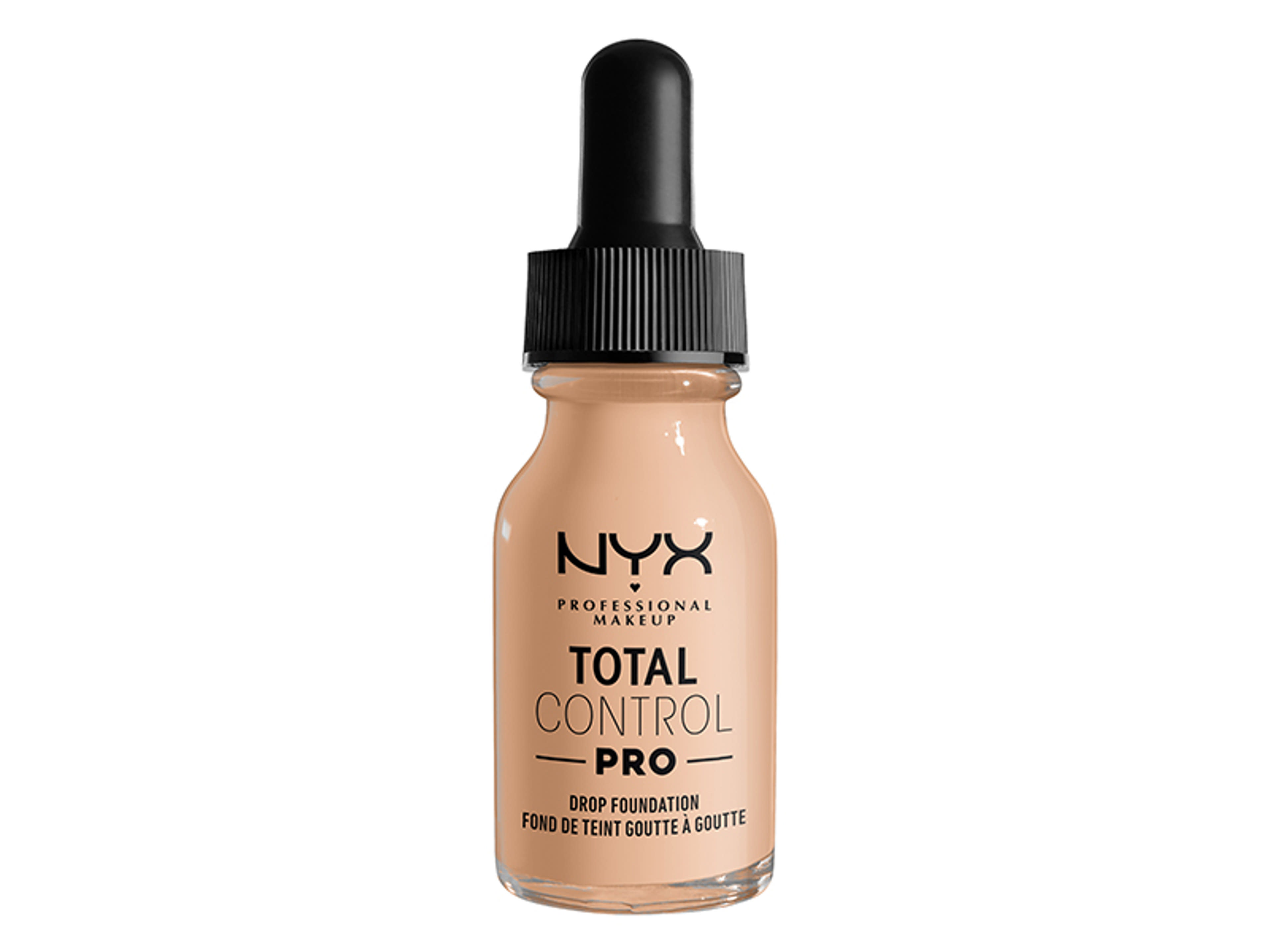 NYX Professional Makeup Total Control Pro Drop Foundation alapozó, Vanilla - 1 db