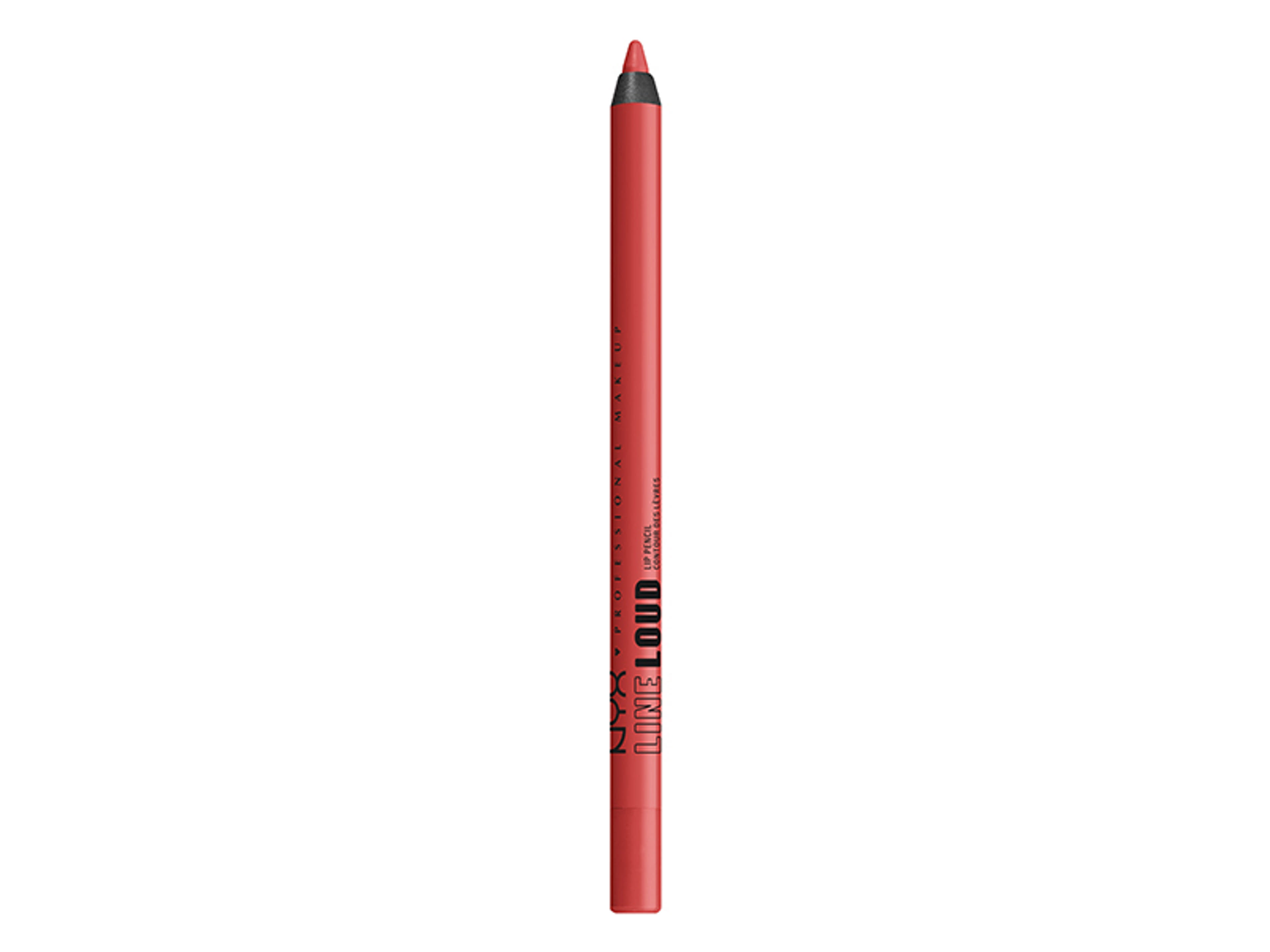 NYX Professional Makeup Line Loud Vegan Longwear Lip Liner ajakkontúr ceruza, Rebel Red - 1 db