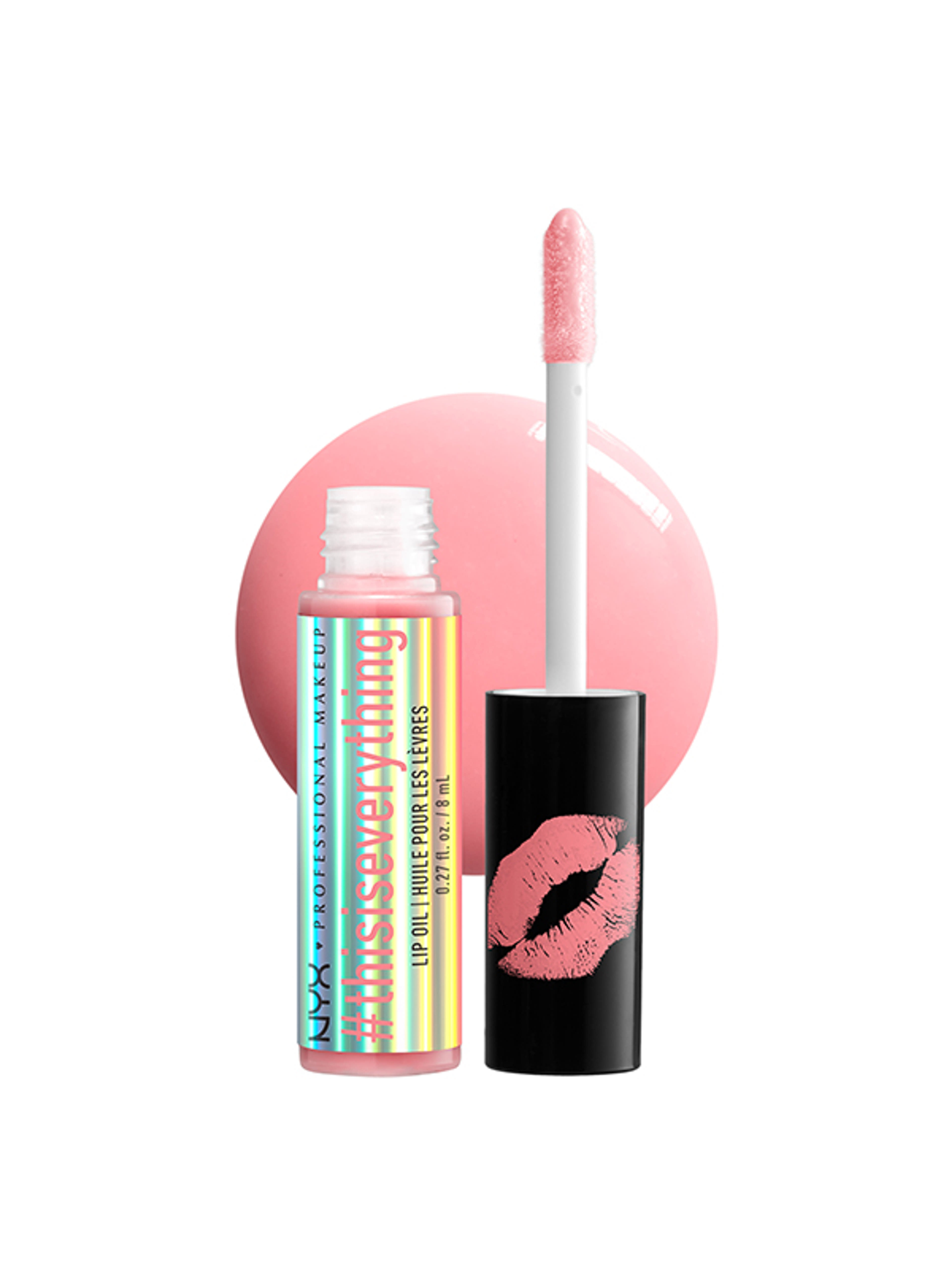 NYX Professional Makeup Thisiseverything Lip Oil ajakápoló, Original Fire - 1 db-3