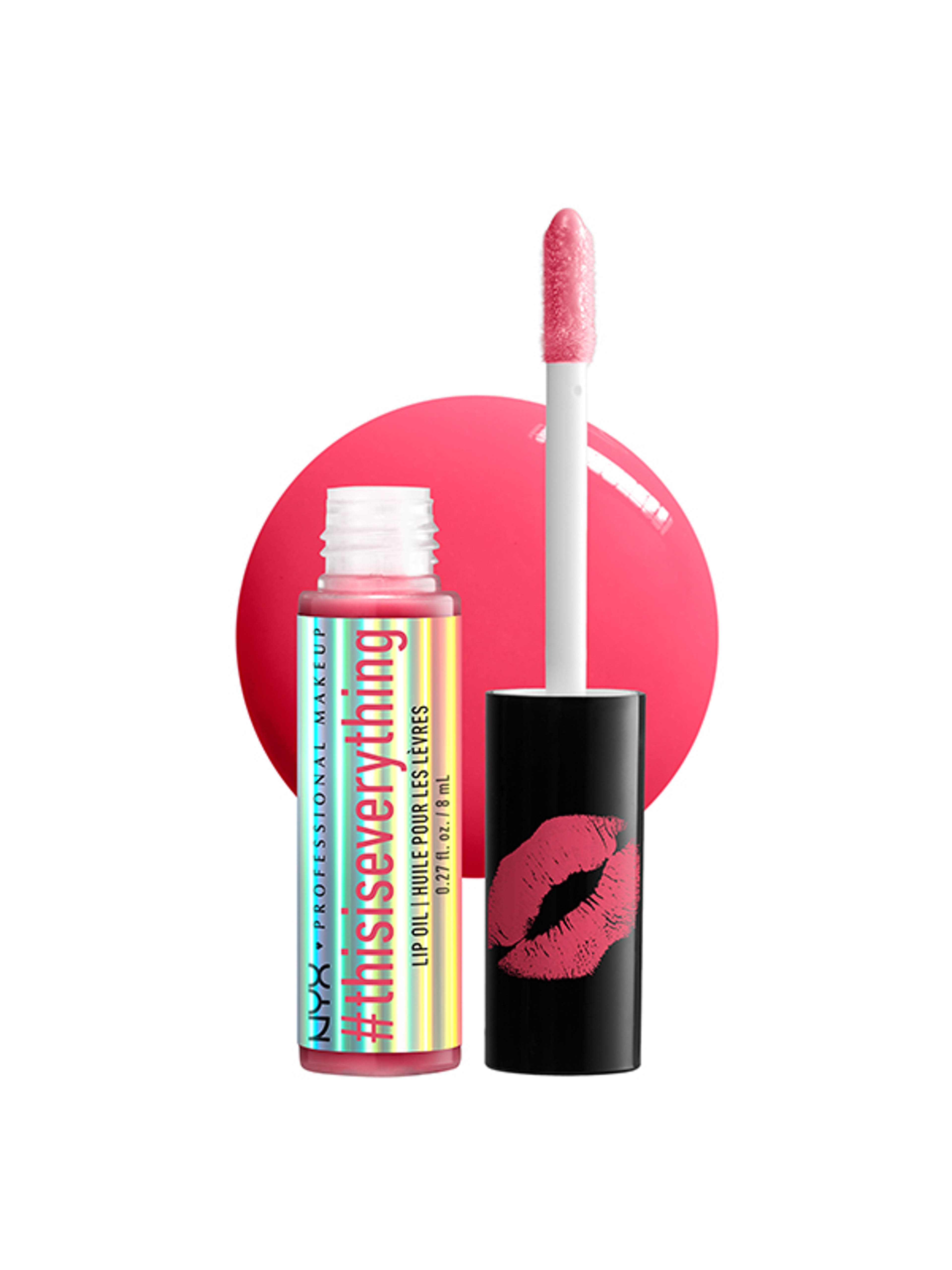 NYX Professional Makeup Thisiseverything Lip Oil ajakápoló, Peppered Power - 1 db-3