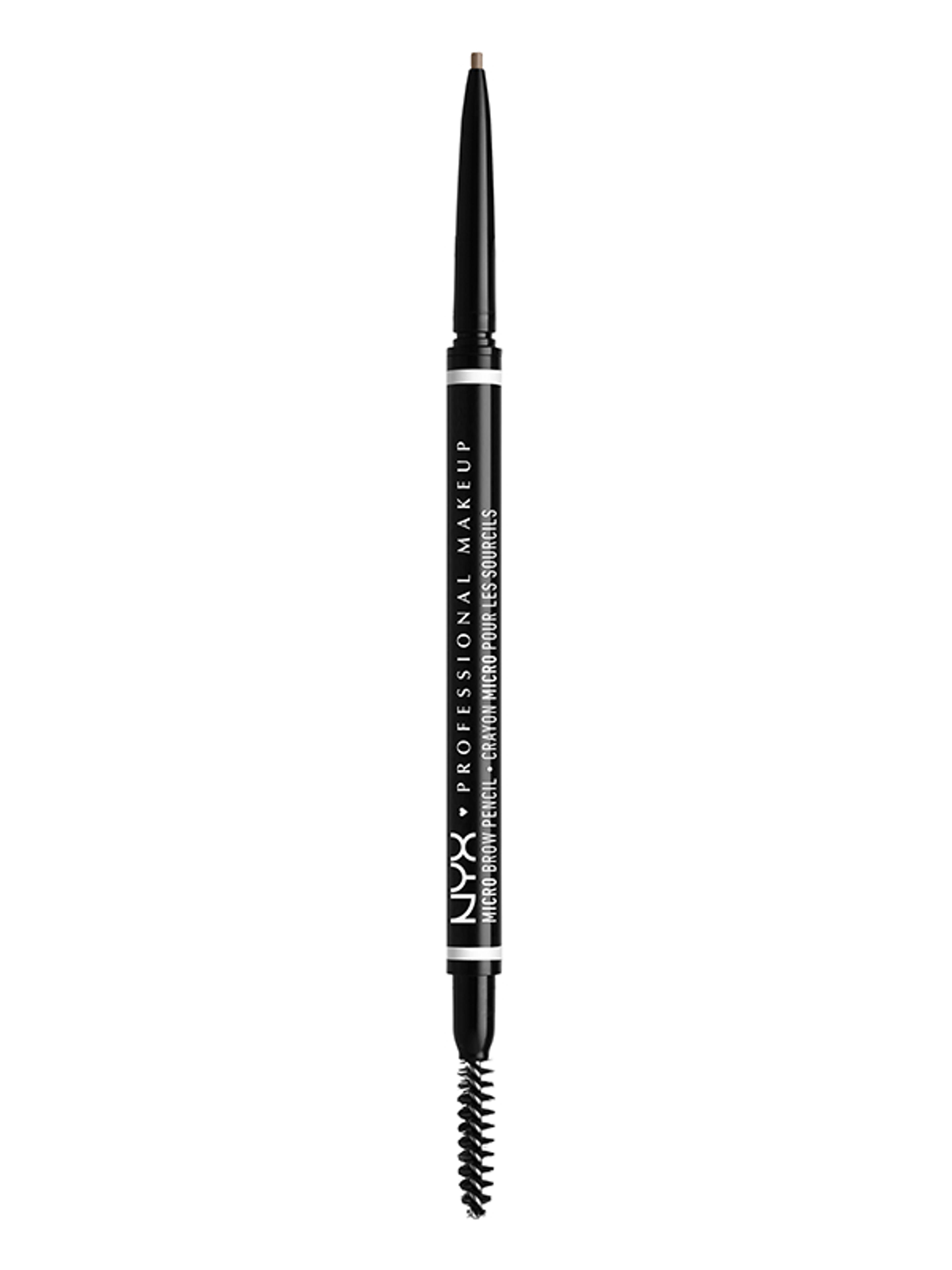 NYX Professional Makeup Micro Brow Pencil szemöldök ceruza /Ash Blonde - 1 db-3