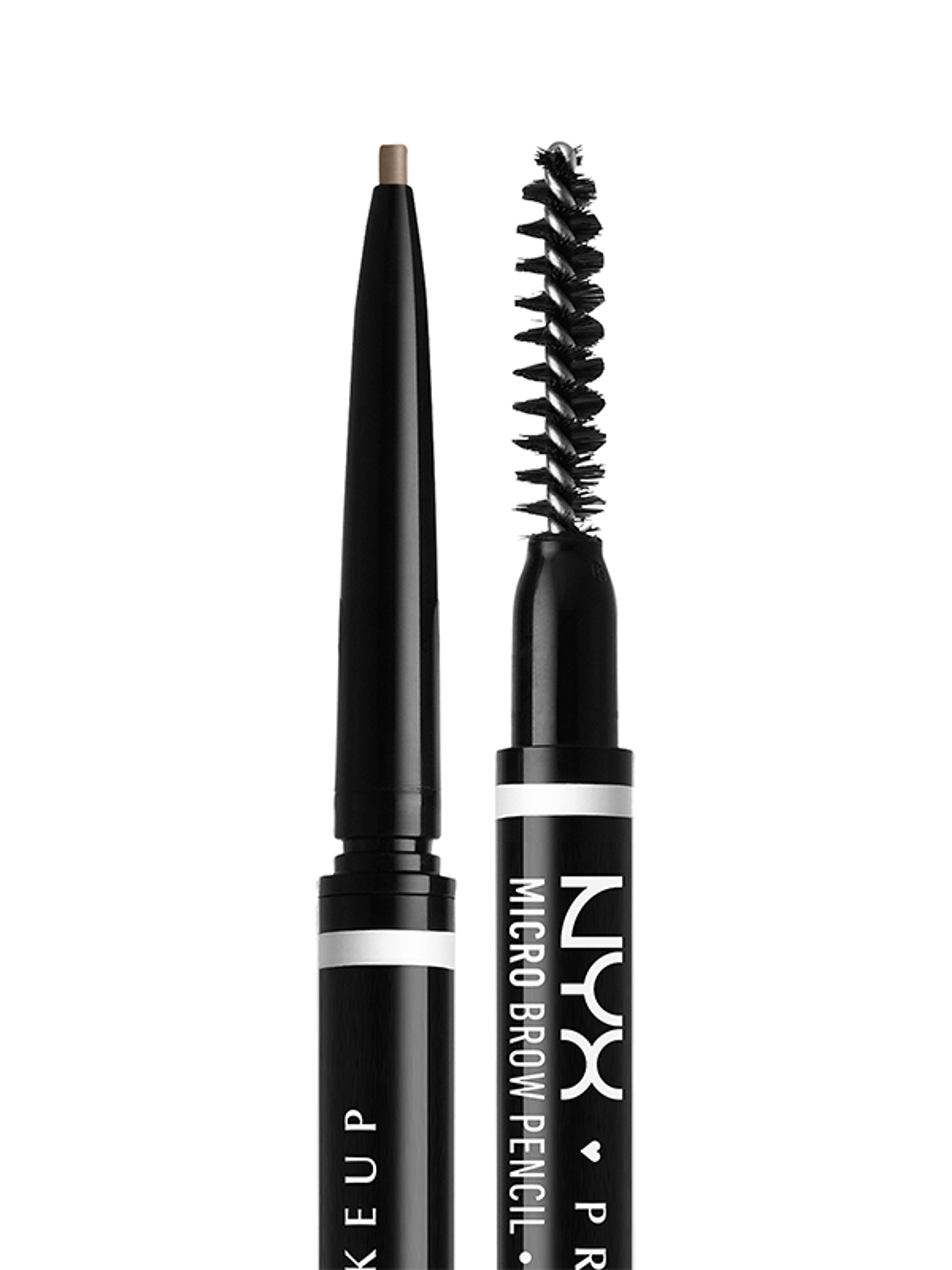 NYX Professional Makeup Micro Brow Pencil szemöldök ceruza /Ash Blonde - 1 db-4