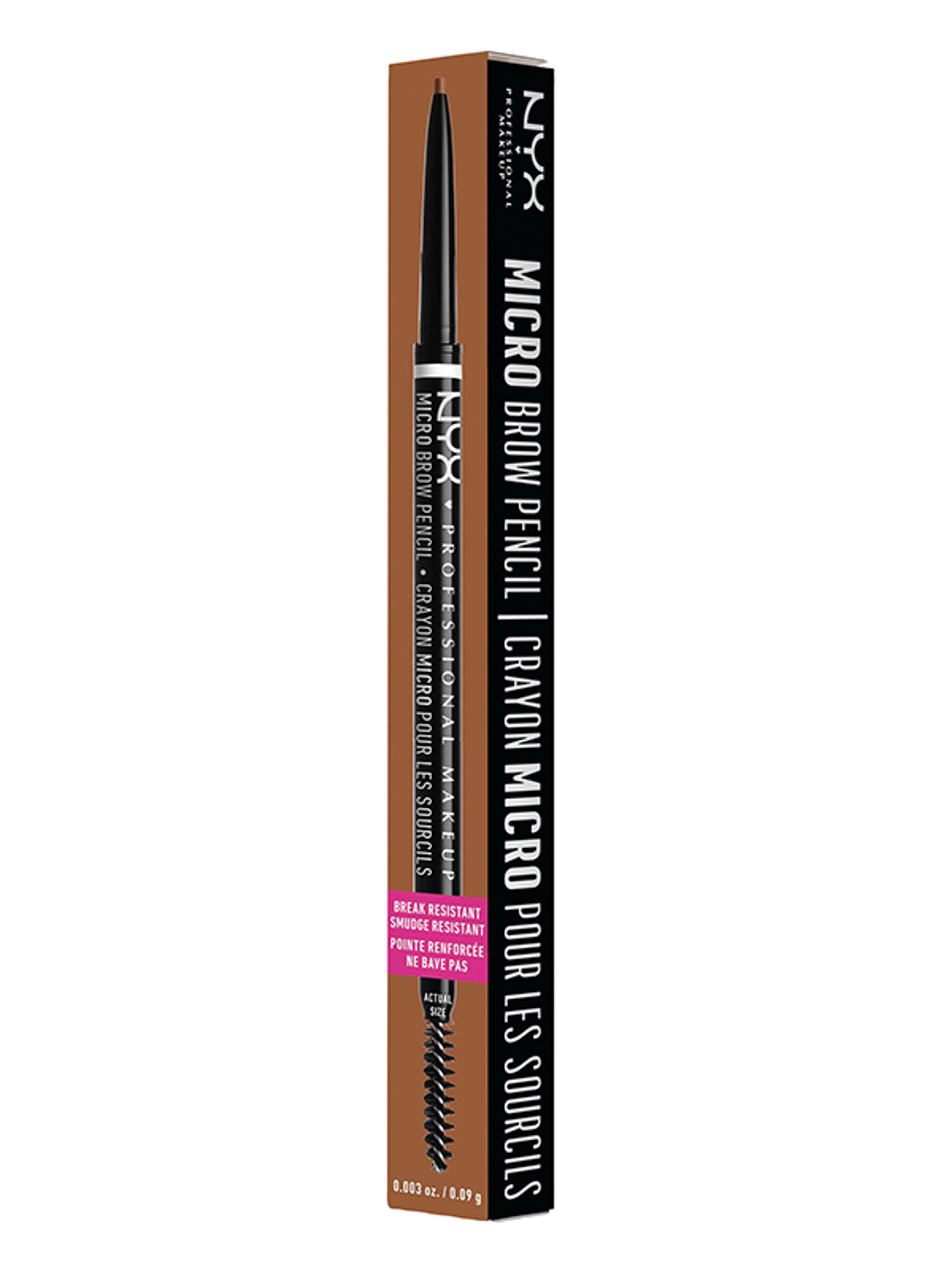 NYX Professional Makeup Micro Brow Pencil szemöldök ceruza /Rich Auburn - 1 db-1