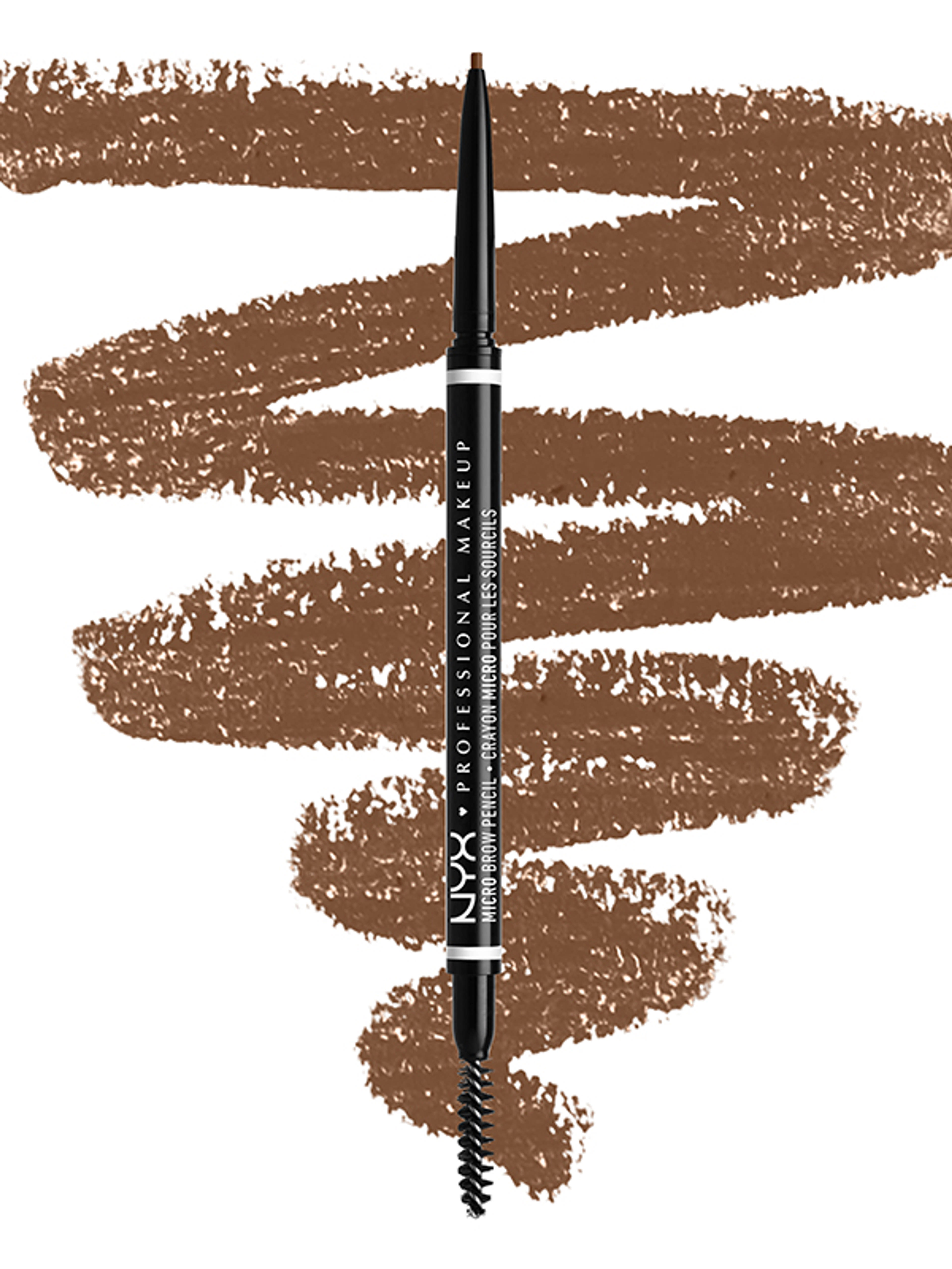 NYX Professional Makeup Micro Brow Pencil szemöldök ceruza /Cool Ash Brown - 1 db-6