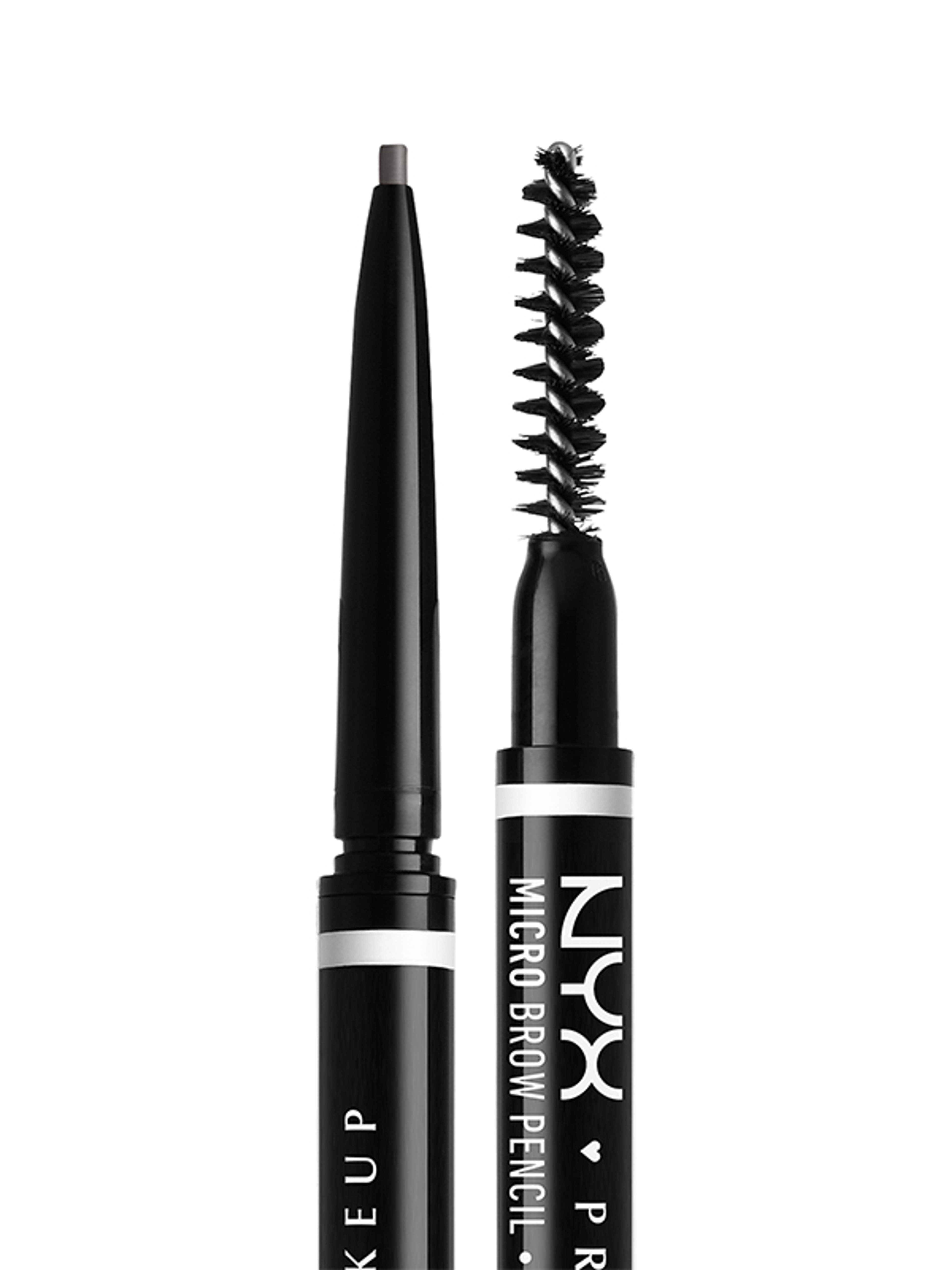 NYX Professional Makeup Micro Brow Pencil szemöldök ceruza /Grey - 1 db-4