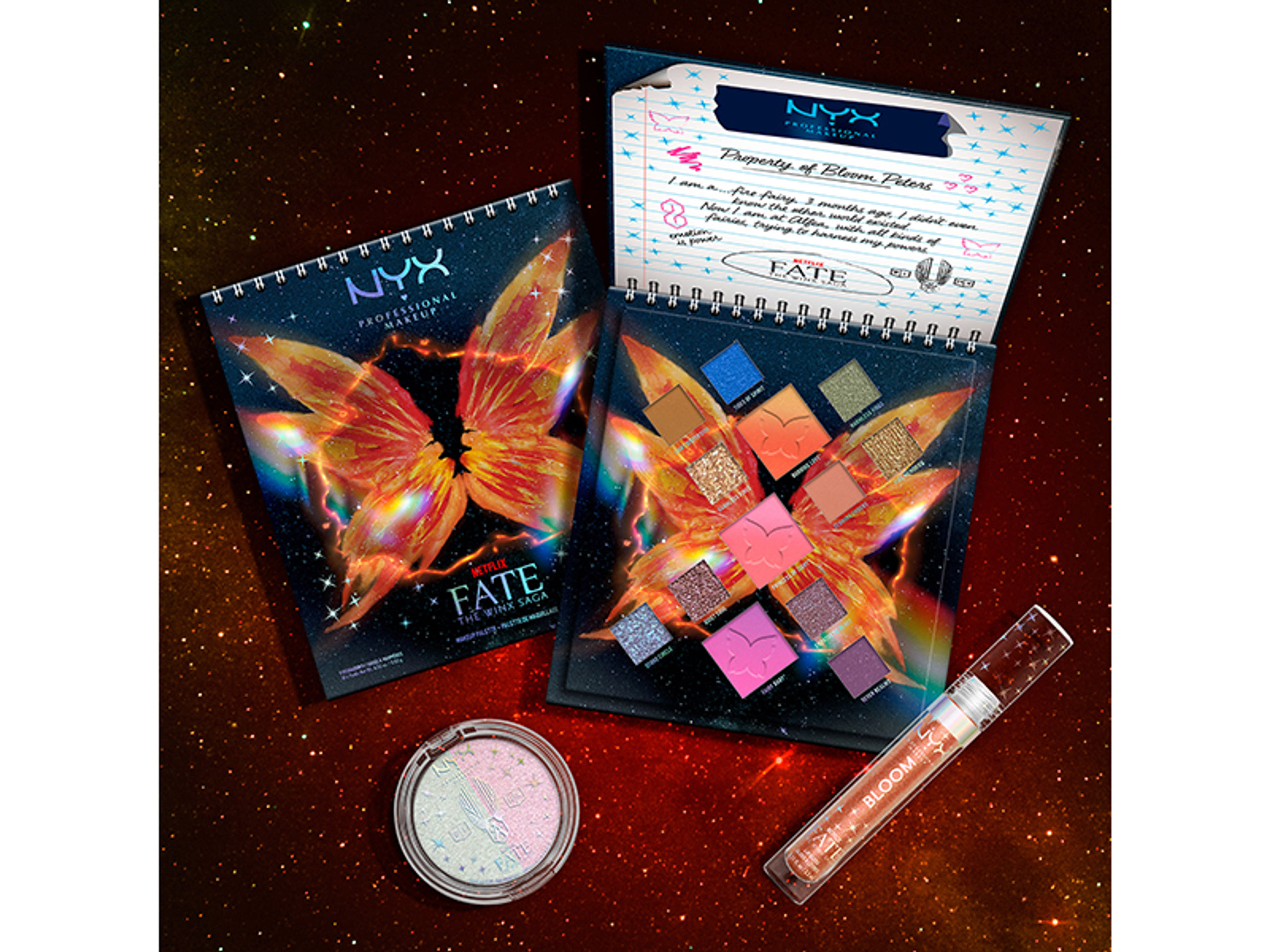 NYX Professional Makeup Fate The Winx Saga Fairy Lip Gloss ajakfény, Bloom - 1 db-6