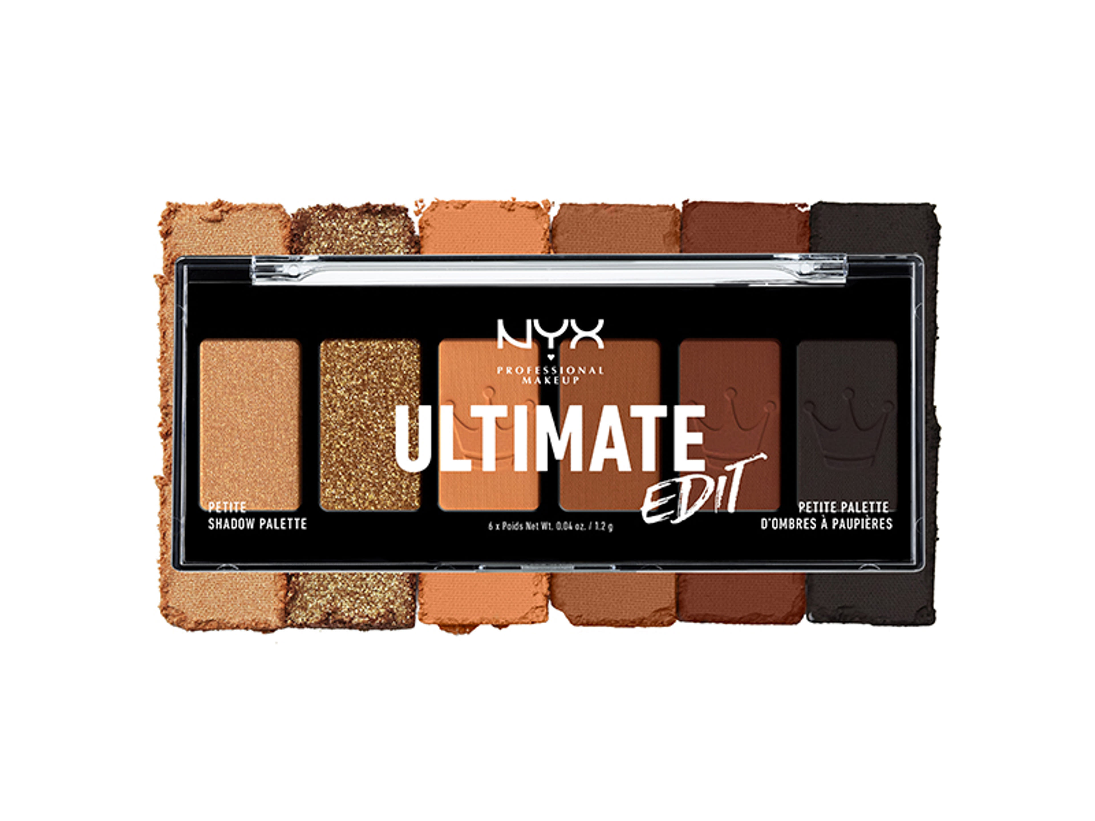 NYX Professional Makeup Ultimate Edit Petite Shadow Palette szemhéjpúder paletta, Ultimate Queen - 1 db-4