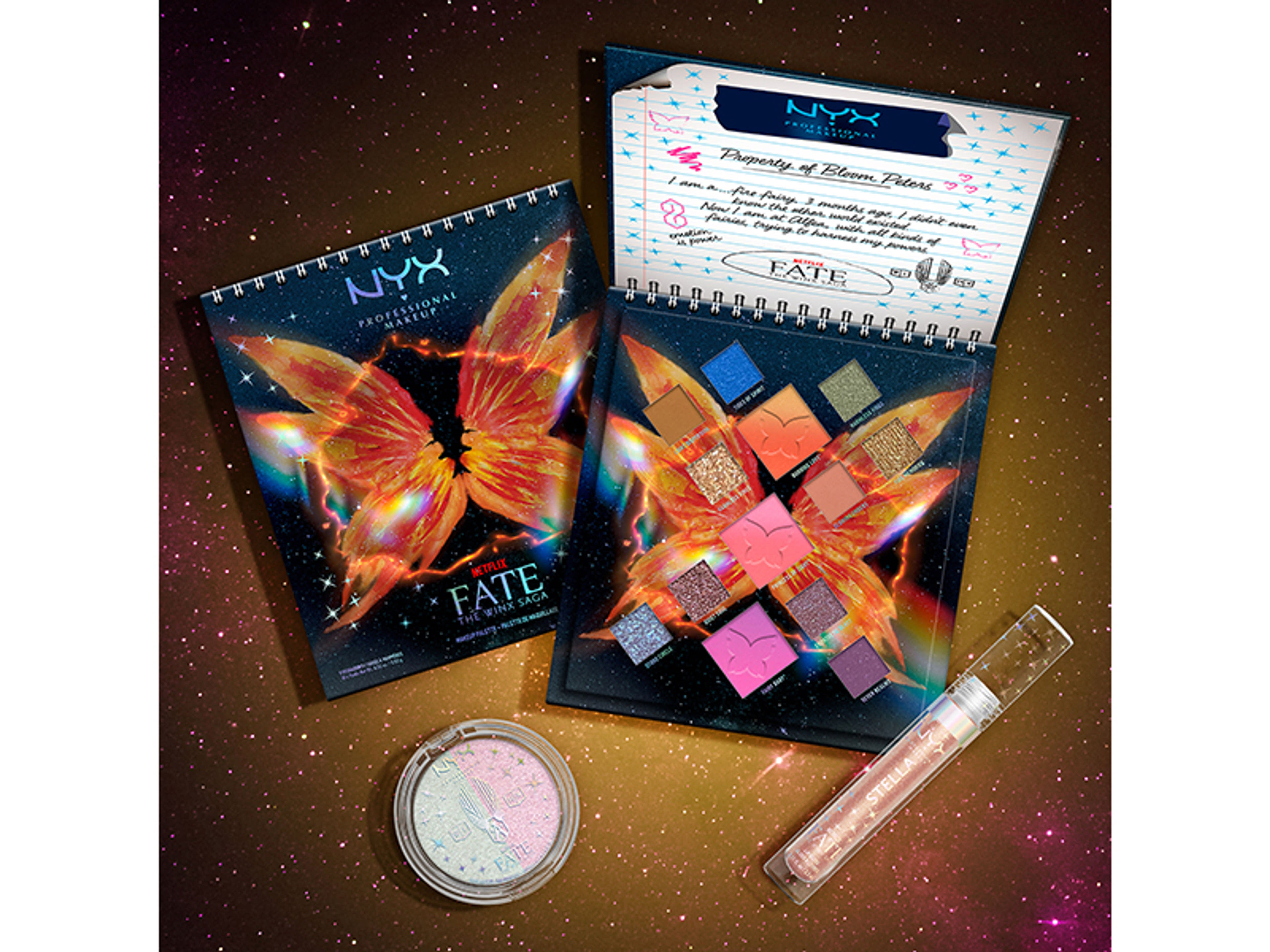 NYX Professional Makeup Fate The Winx Saga Fairy Lip Gloss ajakfény, Stella - 1 db-6