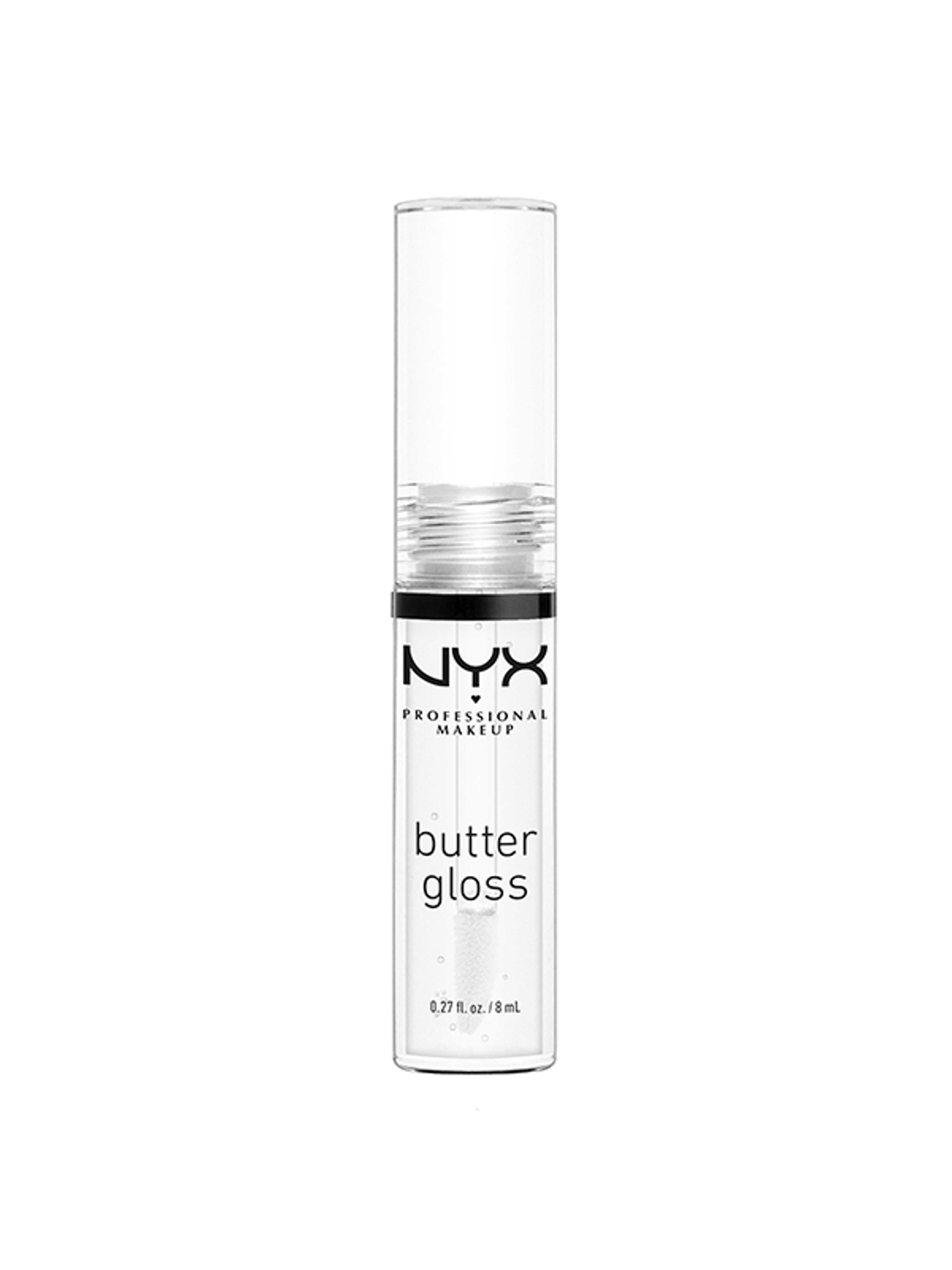 NYX Professional Makeup Butter Lip Gloss ajakfény, Sugar Glass - 1 db-1