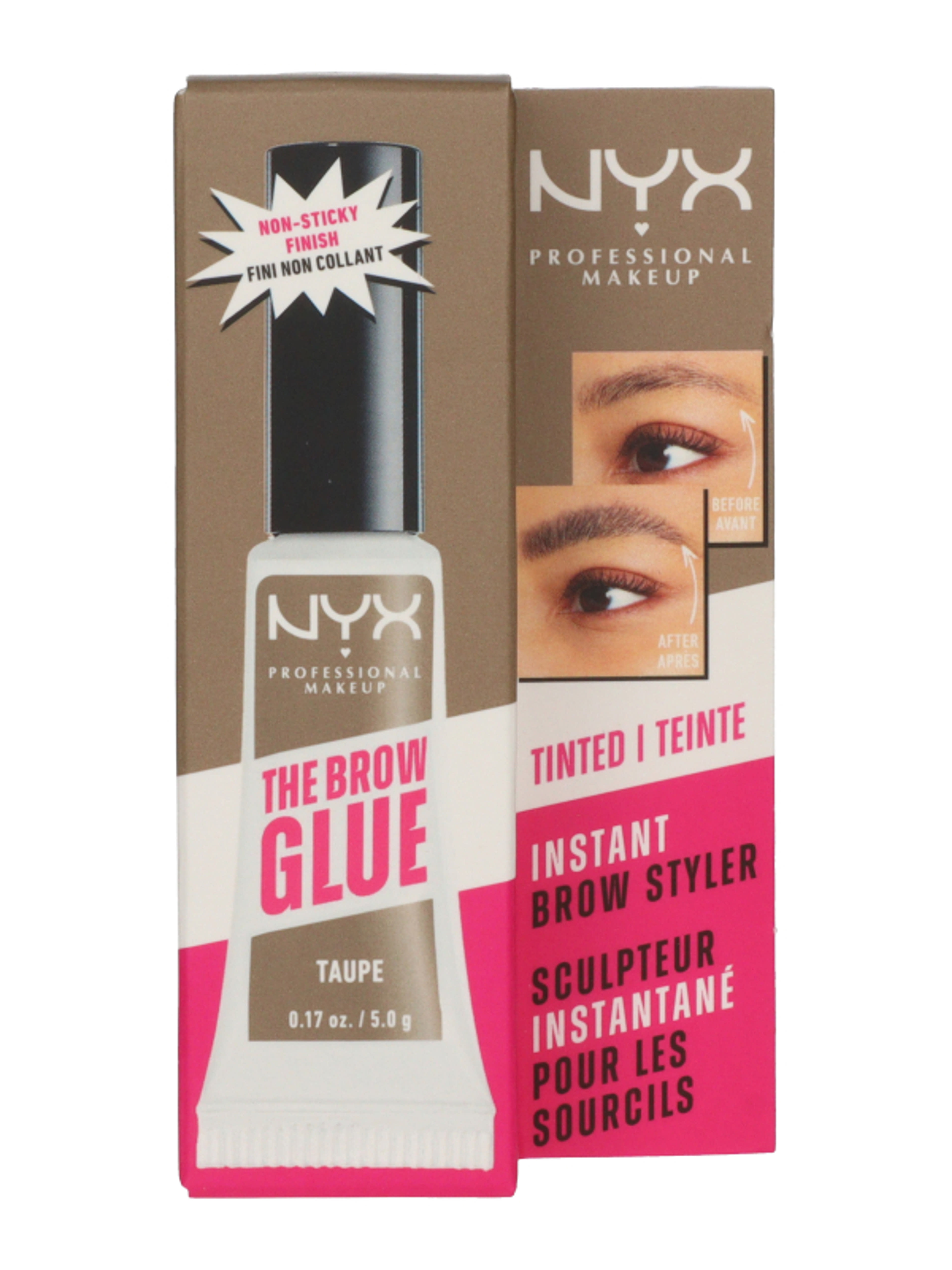 NYX Professional Makeup The Brow Glue szemöldökformázó /Taupe Blond - 1 db-1