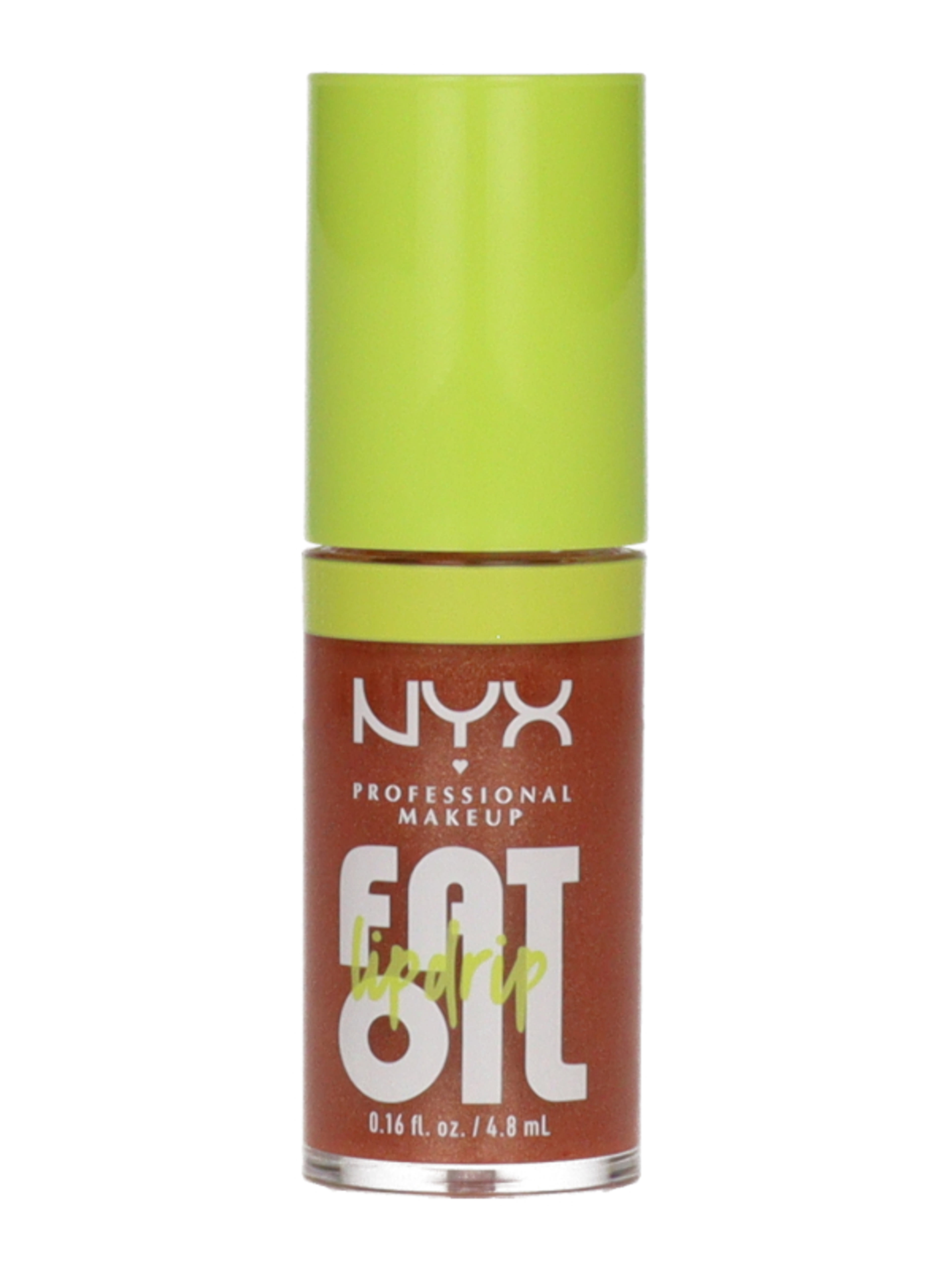 NYX Professional Makeup Fat Oil Lip Drip ajakápoló olaj /follow black - 1 db-2