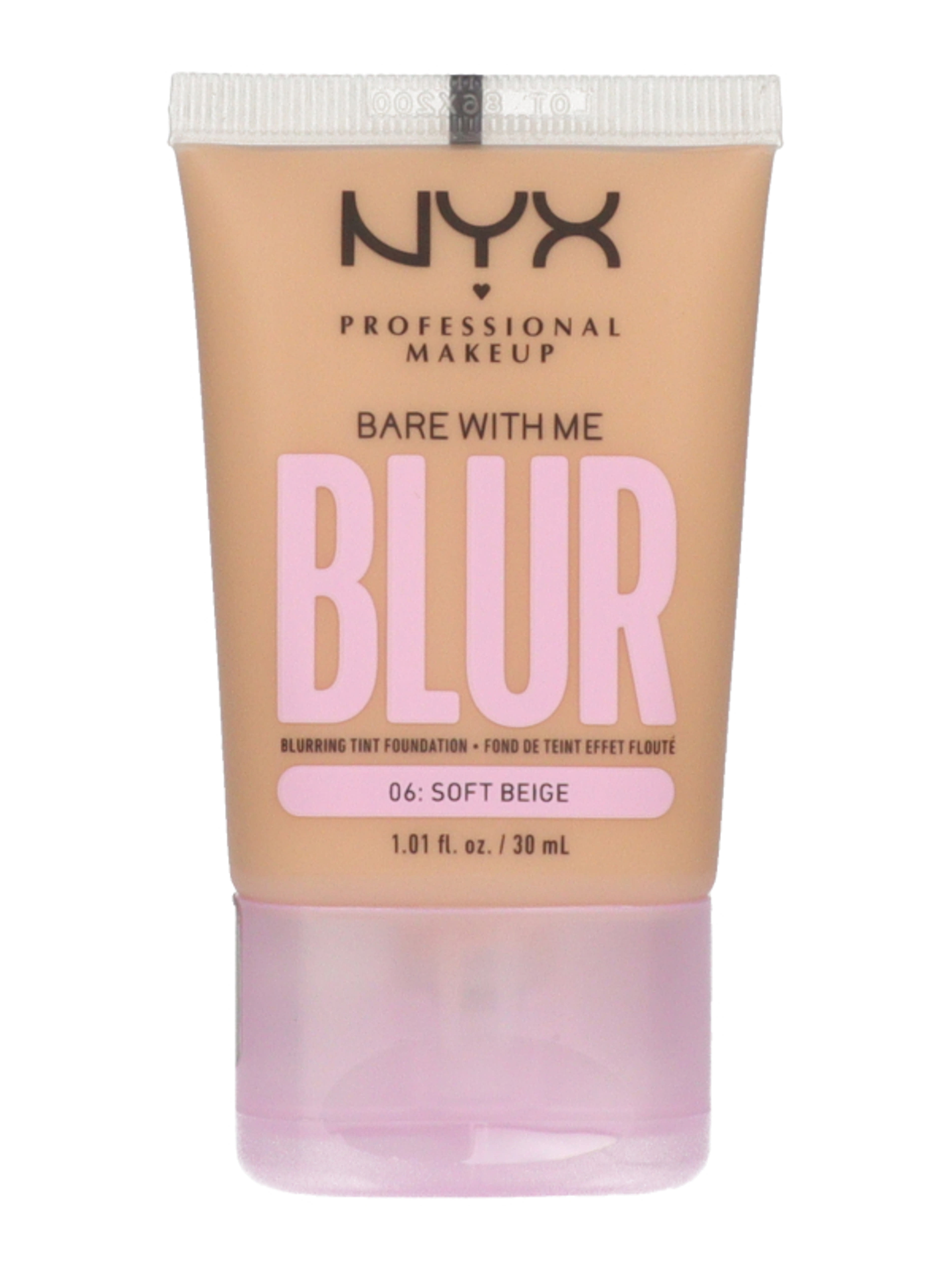 NYX Professional Makeup Bare With Me Blur alapozó /light soft beige - 1 db-2