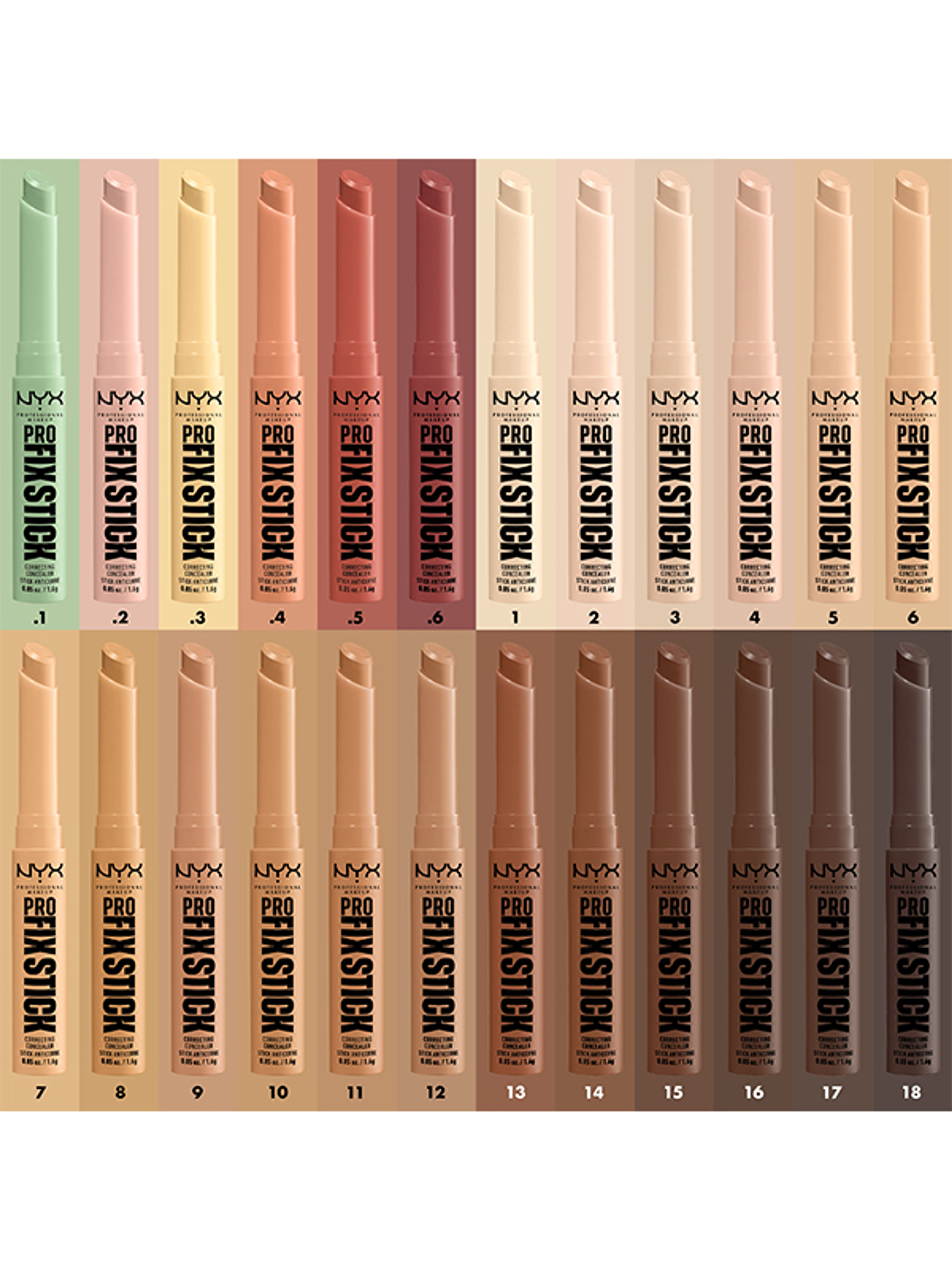 NYX Professional Makeup Pro Fix Stick korrektor /nautral tan - 1 db-4