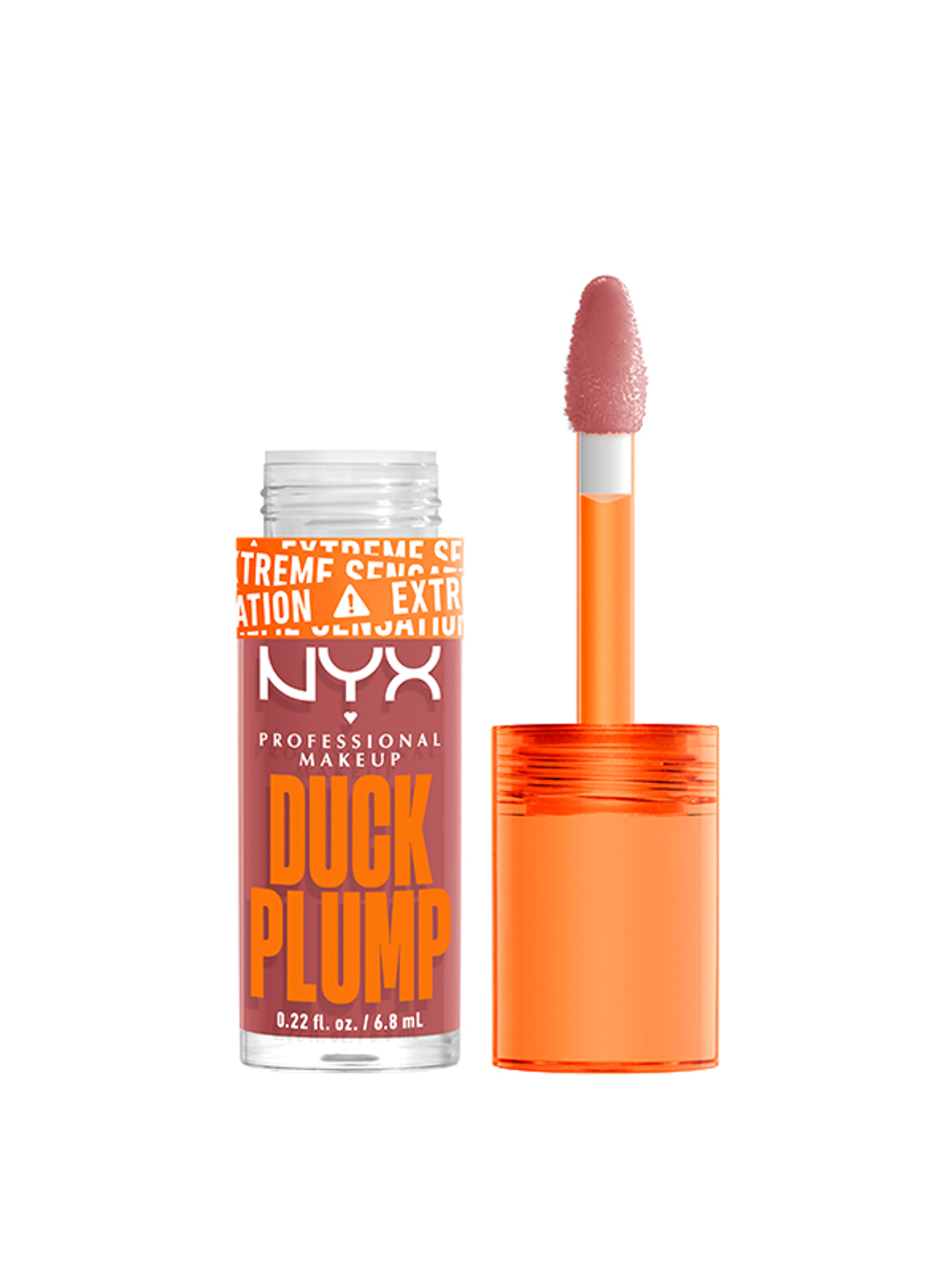 NYX Professional Makeup Duck Plump ajakfény /nude swings - 1 db-2