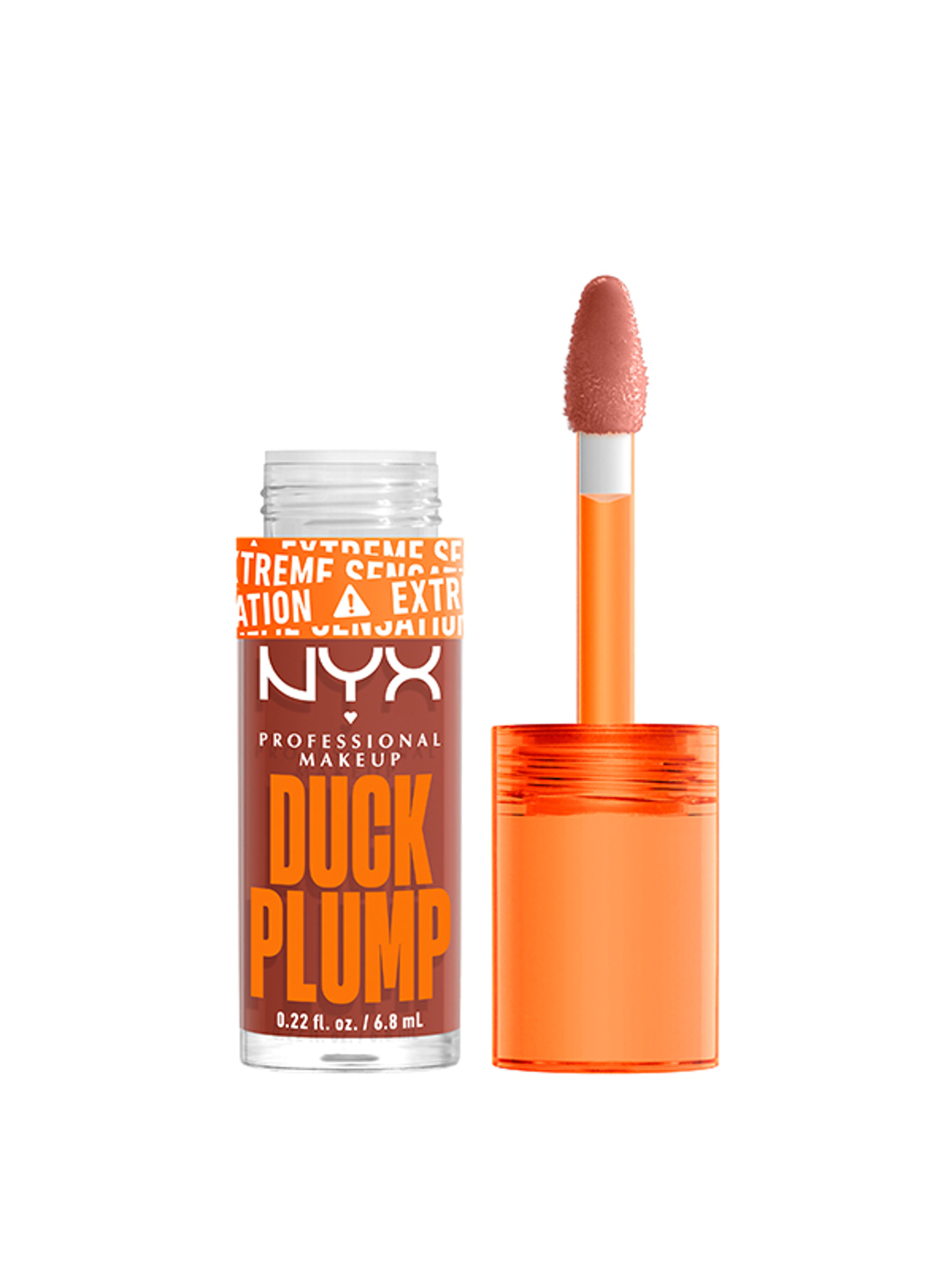 NYX Professional Makeup Duck Plump ajakfény /brown of apes - 1 db-2