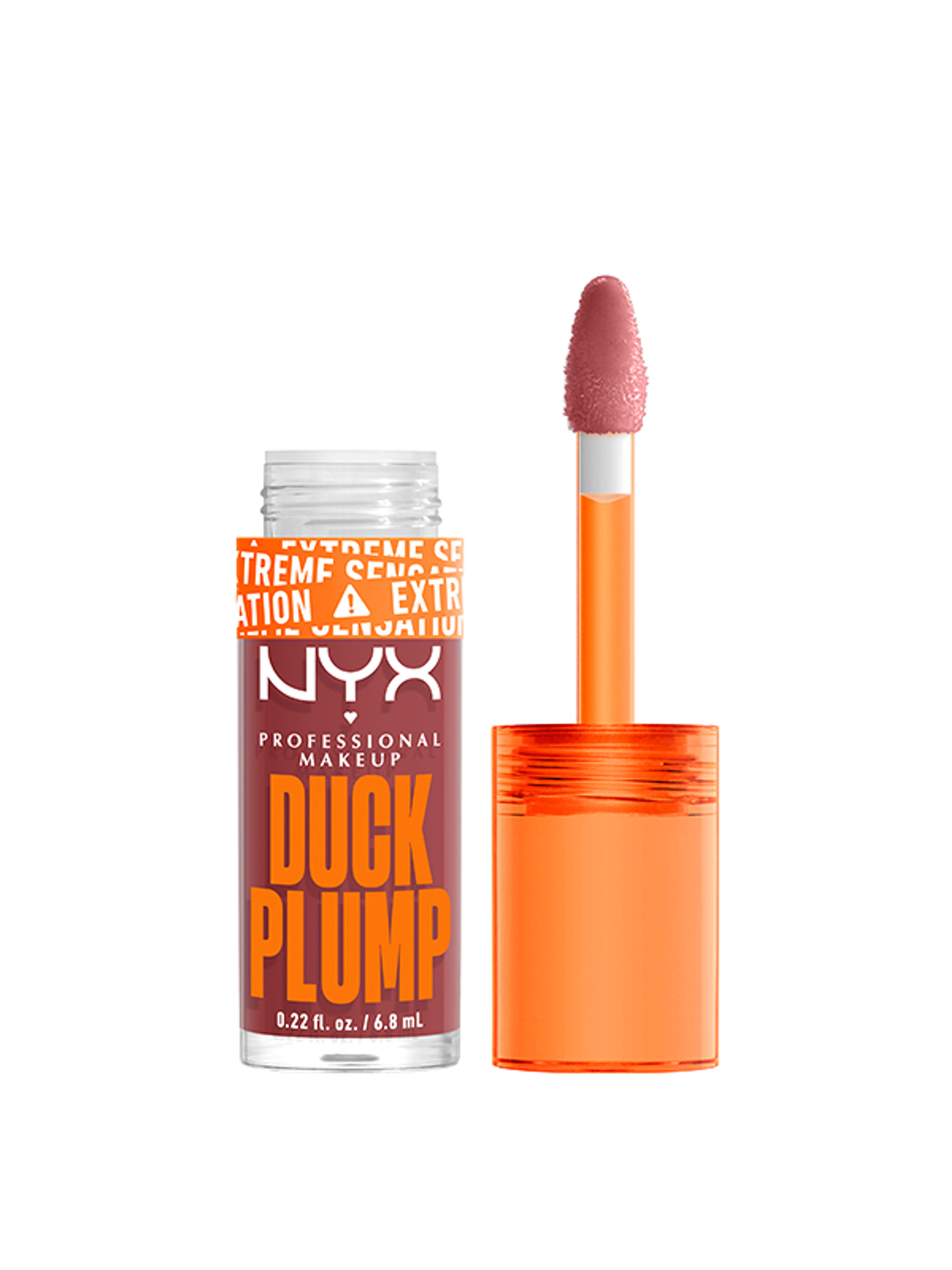 NYX Professional Makeup Duck Plump ajakfény /mauve out on my way - 1 db-2