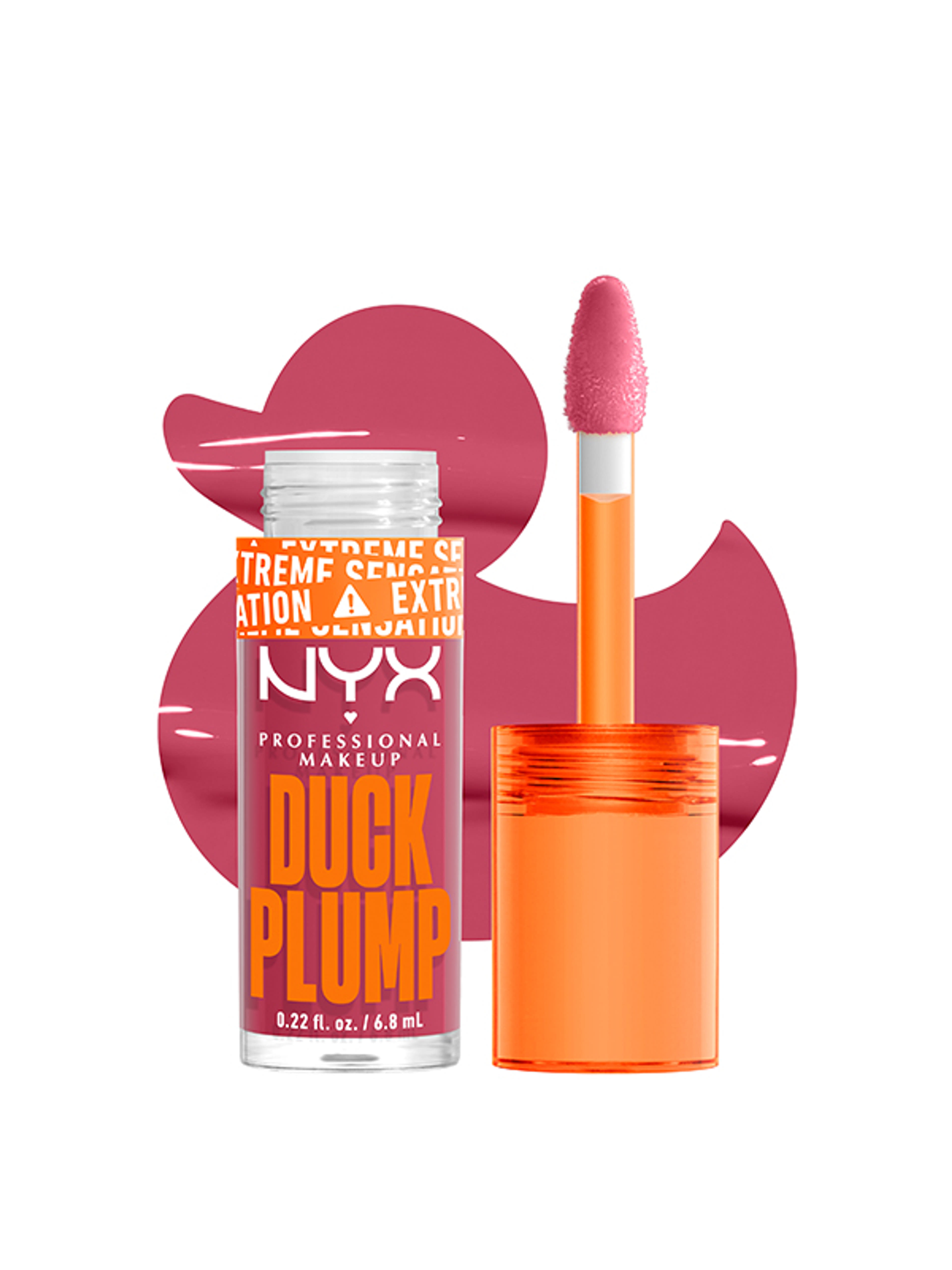 NYX Professional Makeup Duck Plump ajakfény /strike a pose - 1 db-3