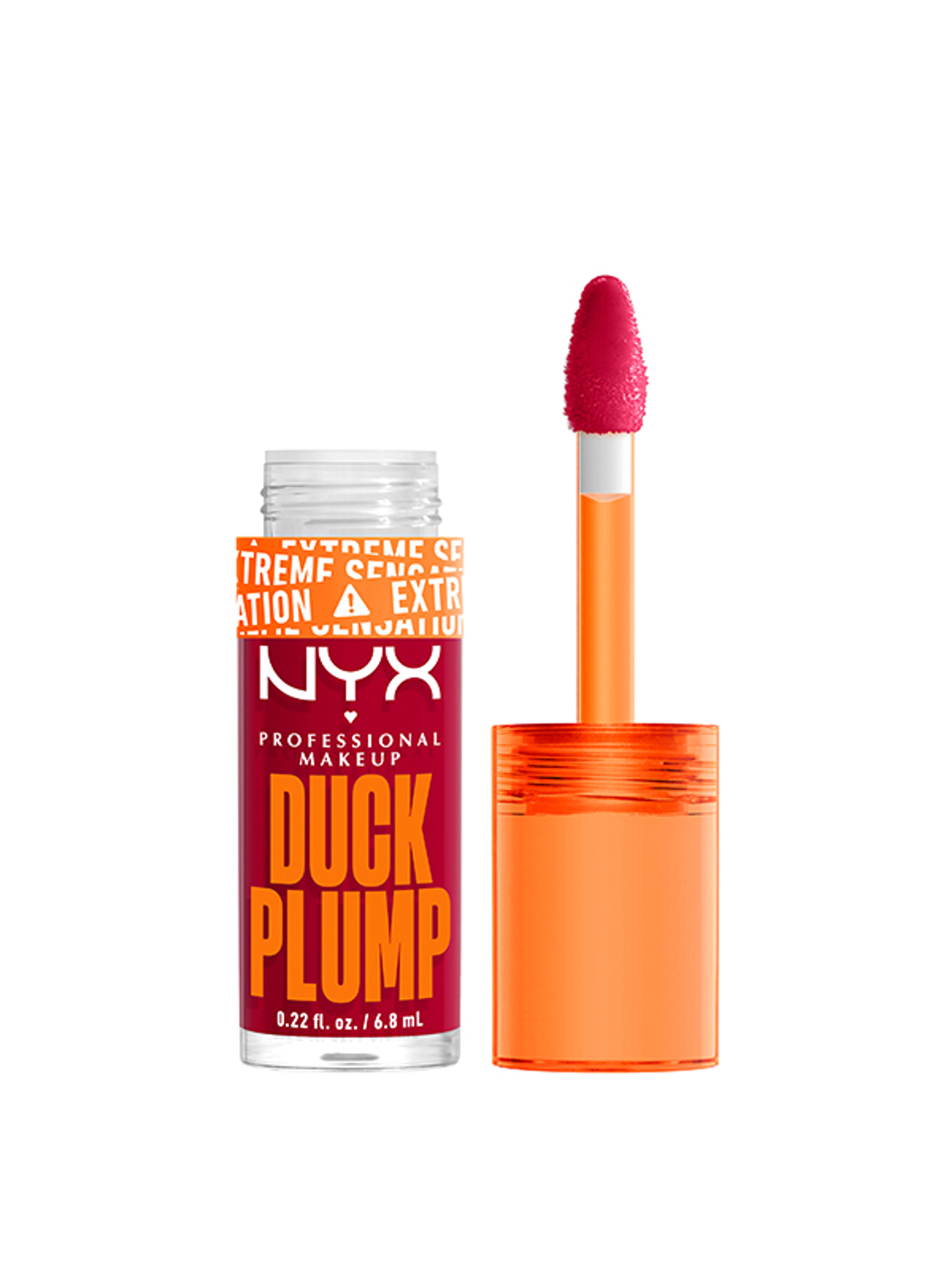 NYX Professional Makeup Duck Plump ajakfény /hall of flame - 1 db-2