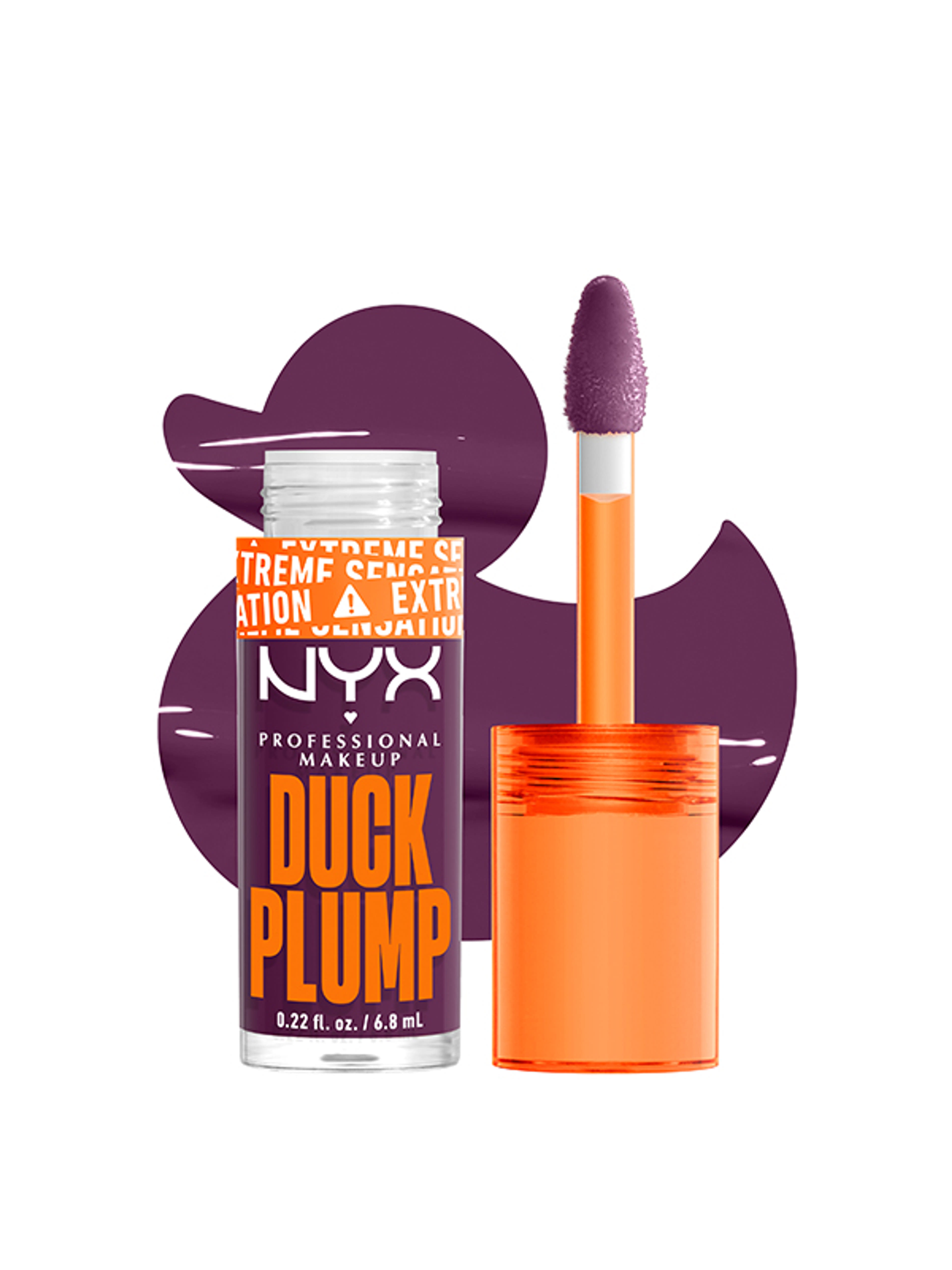 NYX Professional Makeup Duck Plump ajakfény /pure plump - 1 db-4