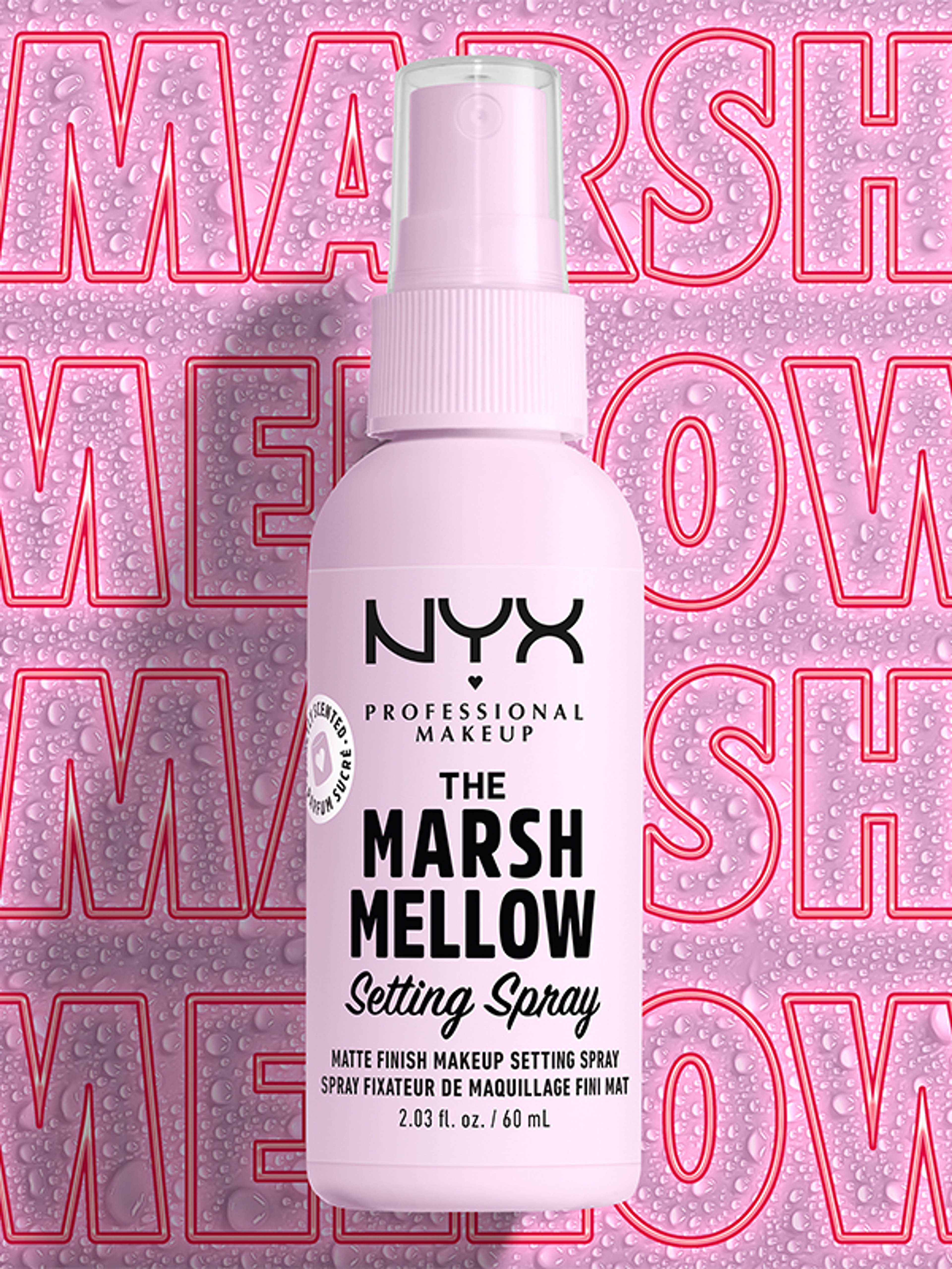 NYX Professional Makeup Marshmellow fixáló spray /05 - 1 db-3
