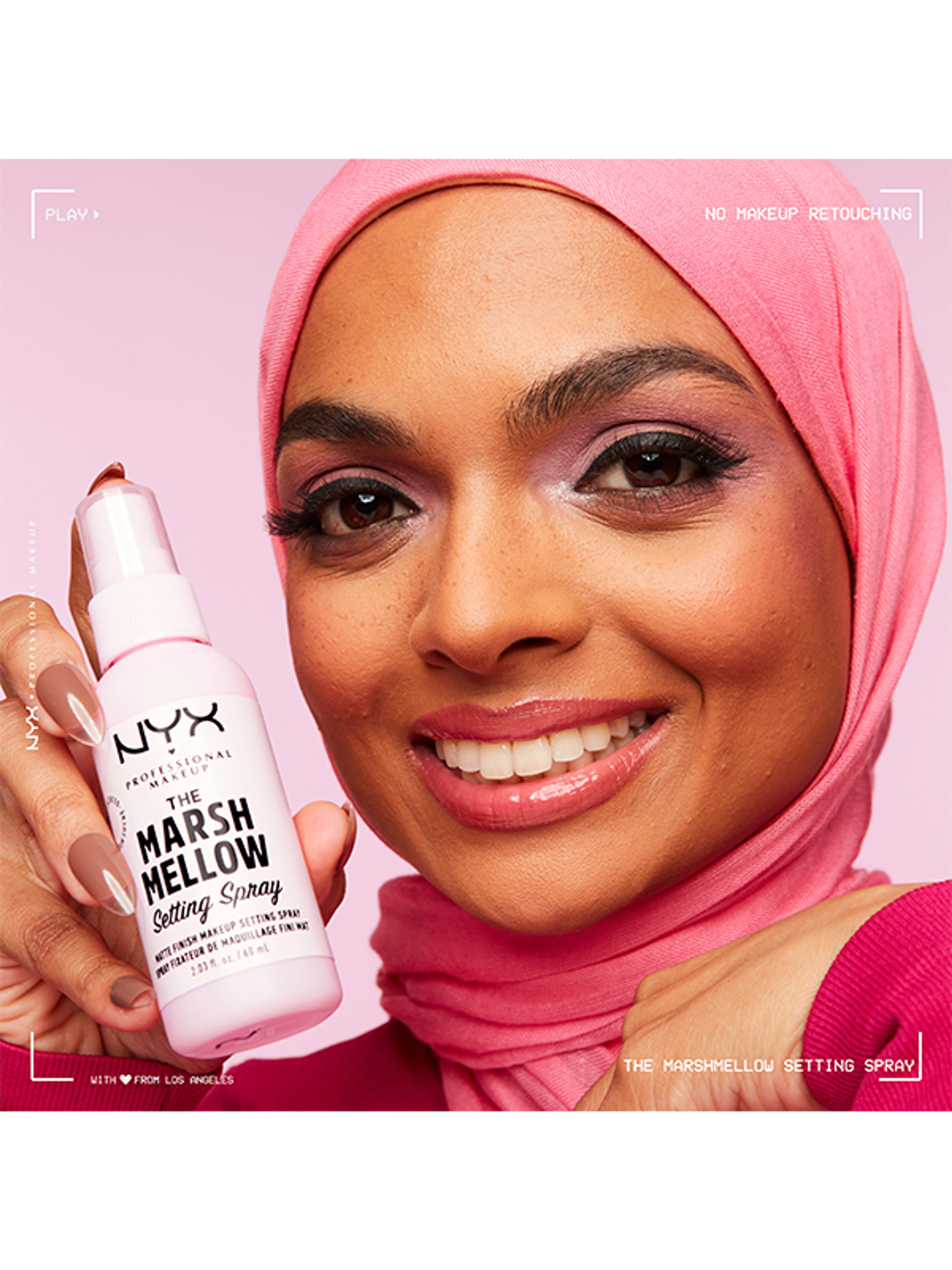 NYX Professional Makeup Marshmellow fixáló spray /05 - 1 db-7
