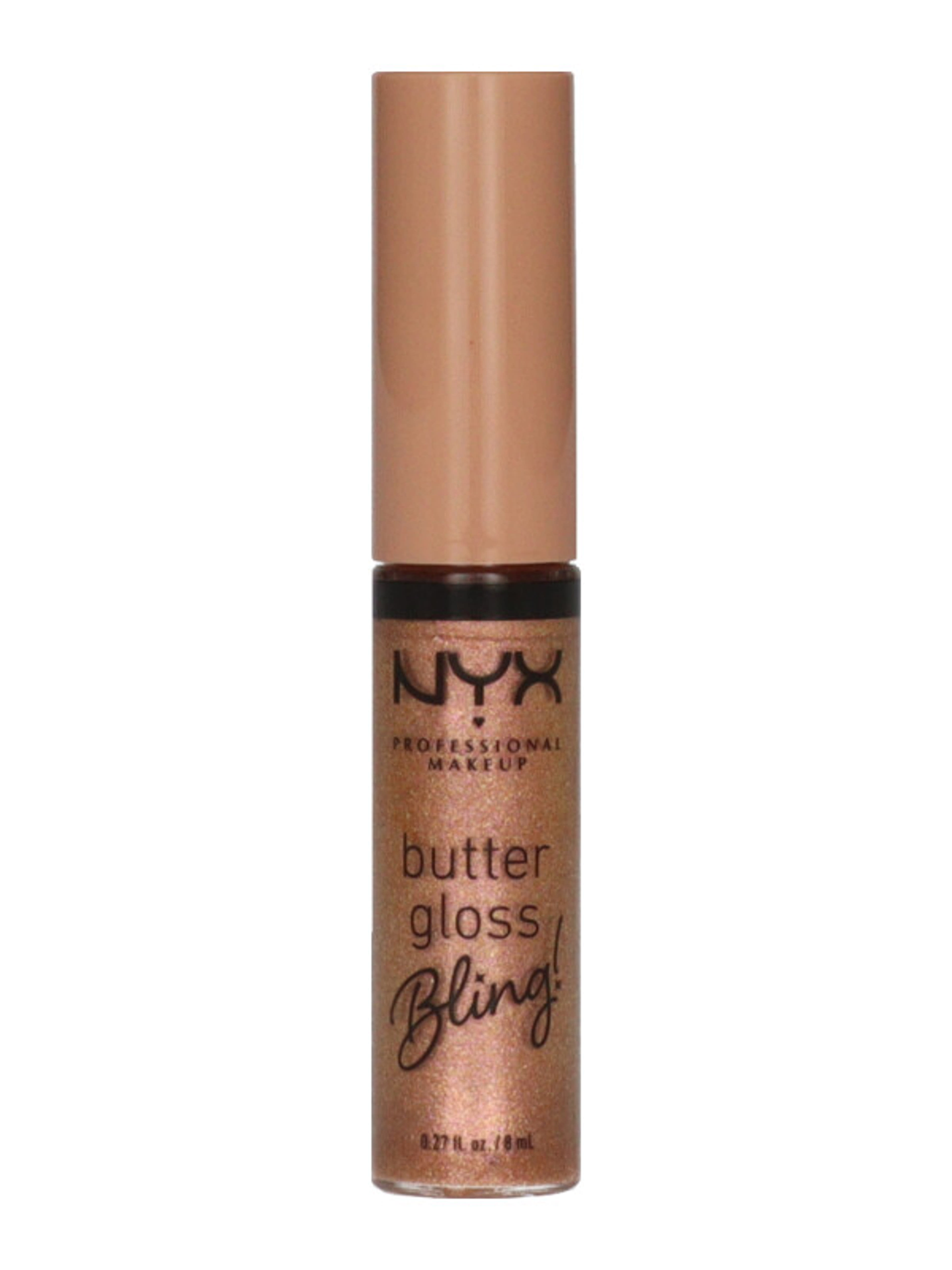 NYX Professional Makeup Butter Gloss Bling ajakfény /01 Bring the Bling - 1 db-1