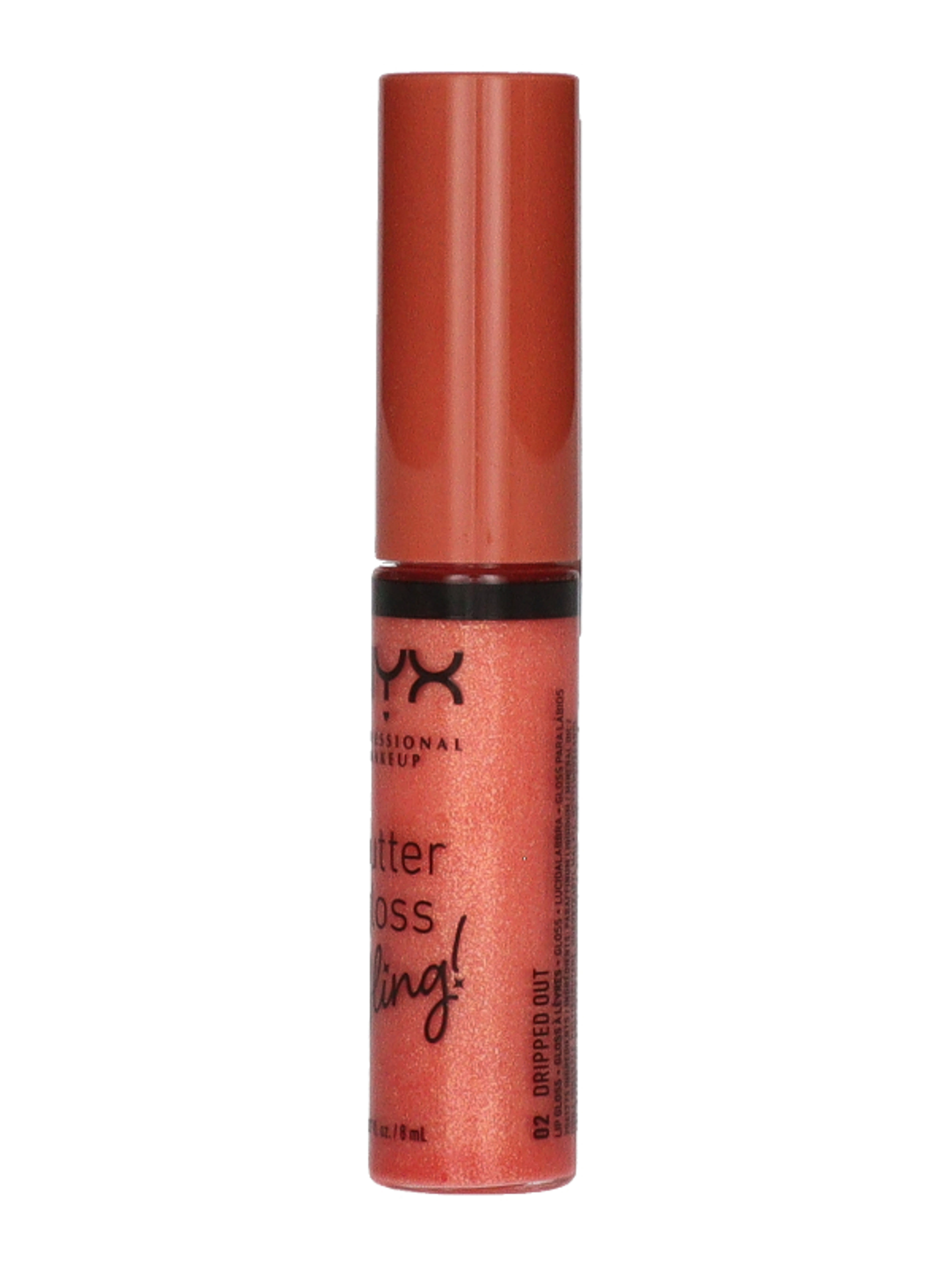 NYX Professional Makeup Butter Gloss Bling ajakfény /02 Dripped Out - 1 db-2