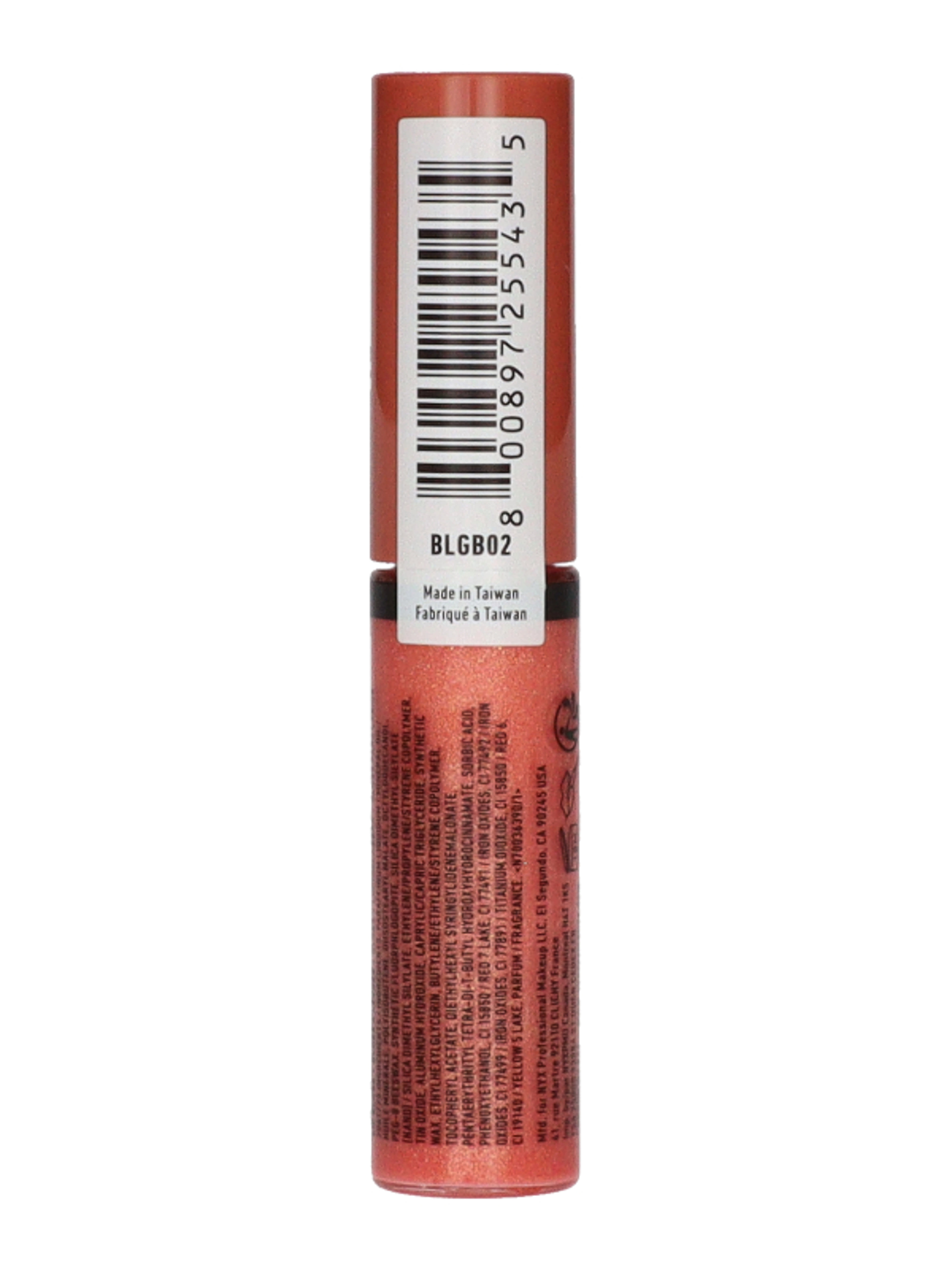 NYX Professional Makeup Butter Gloss Bling ajakfény /02 Dripped Out - 1 db-3