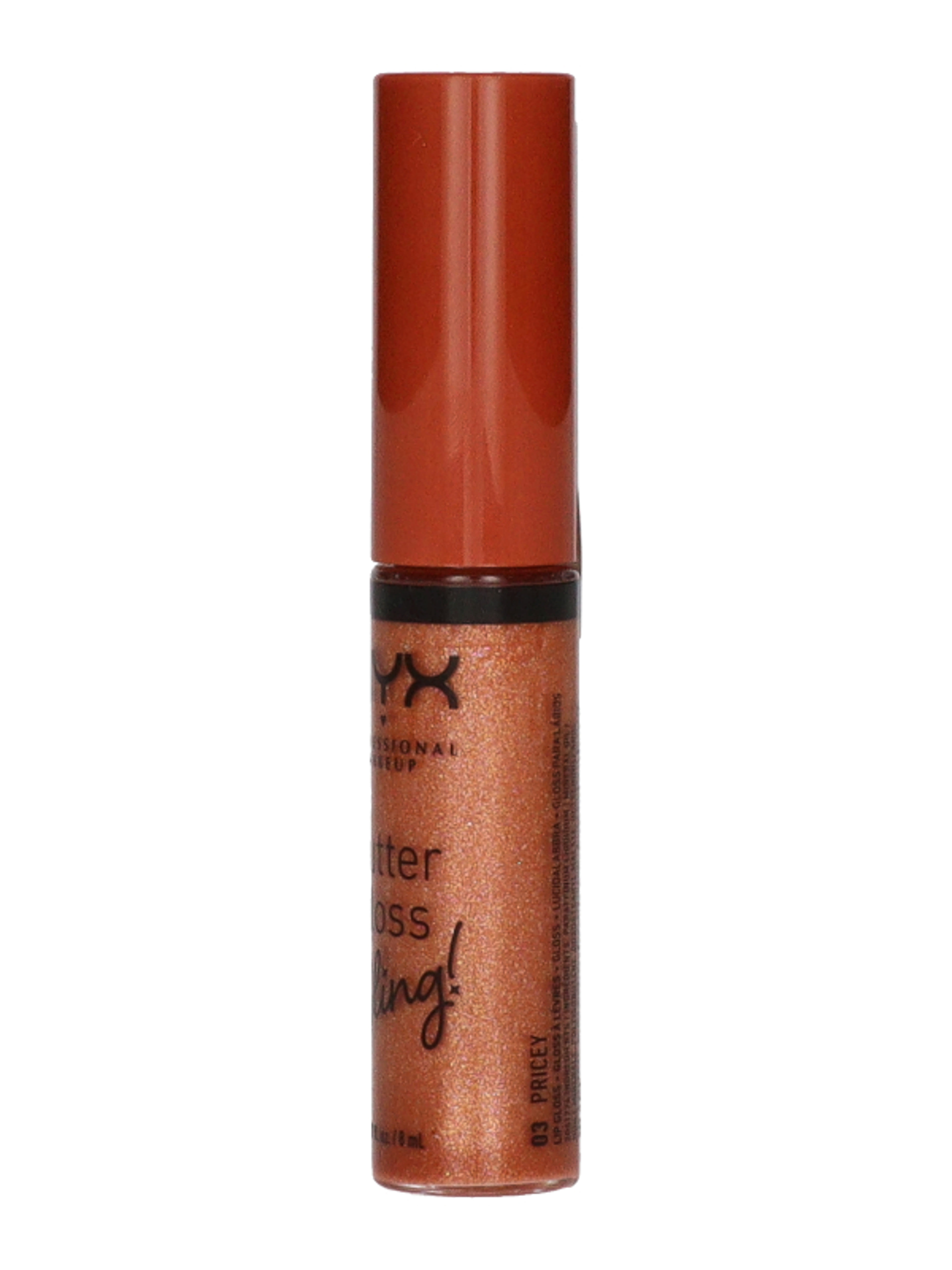 NYX Professional Makeup Butter Gloss Bling ajakfény /03 Pricey - 1 db-2