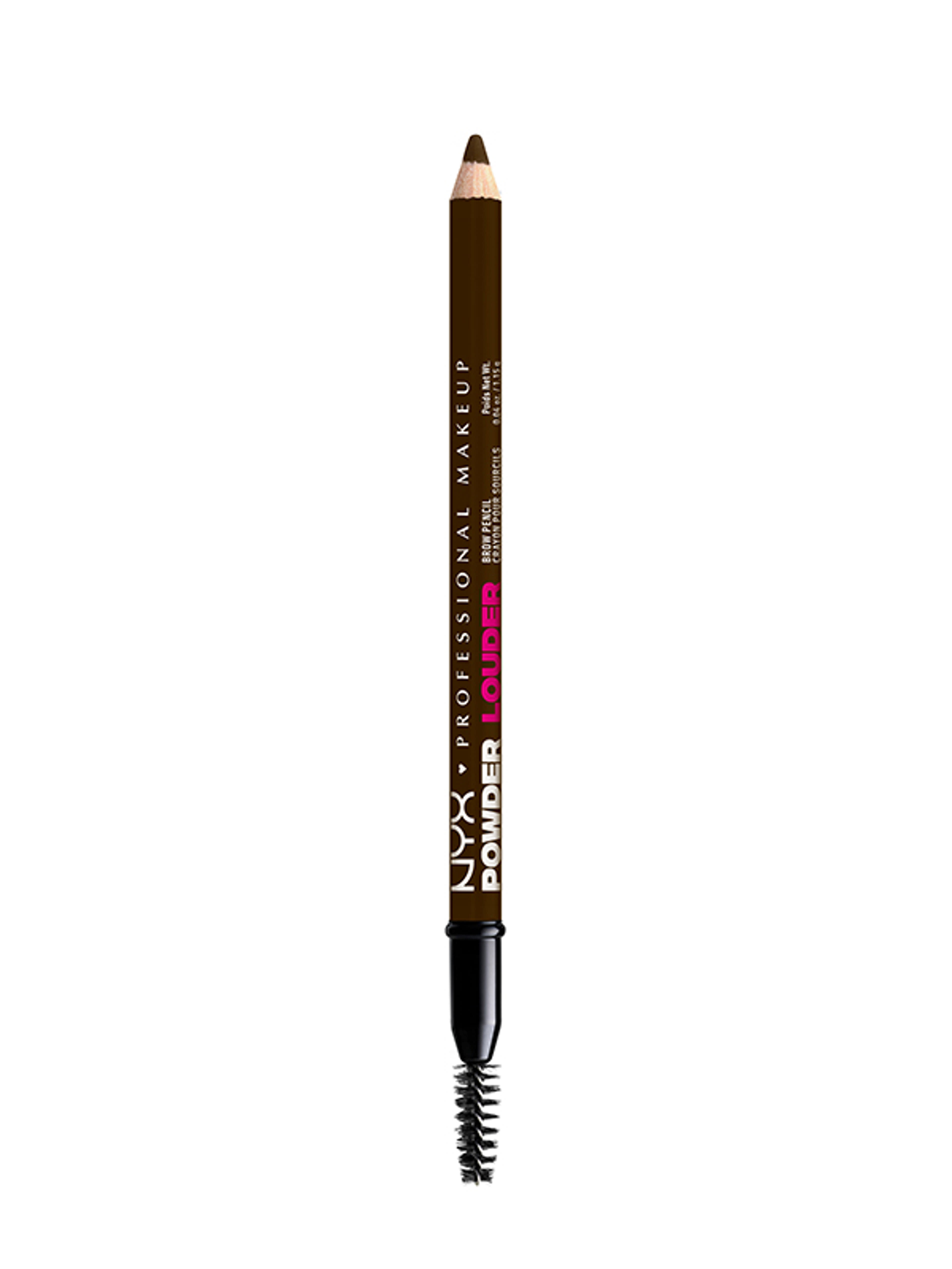NYX Professional Makeup Powder Louder szemöldökceruza /Ash Brown - 1 db-2