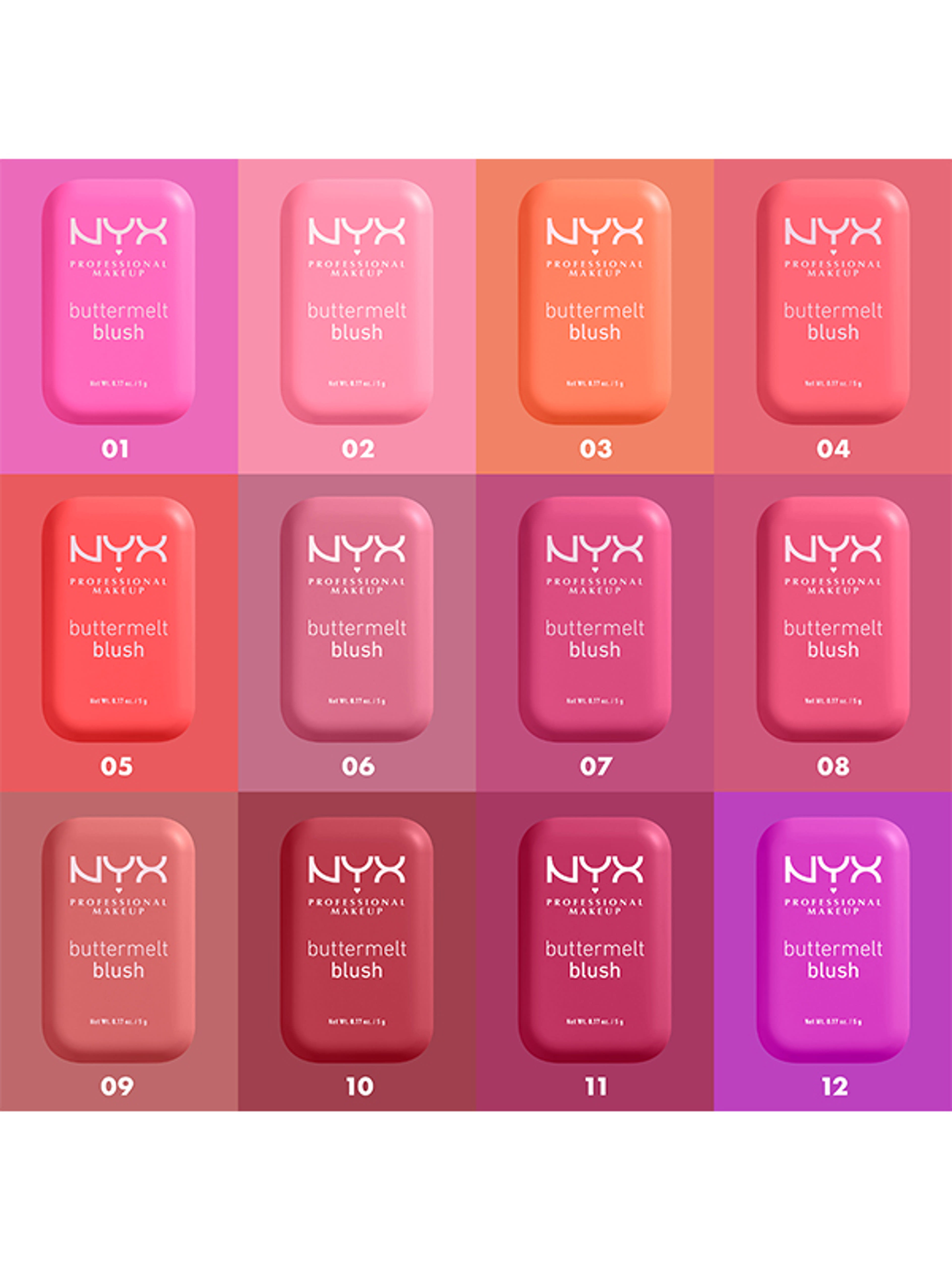 NYX Professional Makeup Buttermelt pirosító /04 U Know Butta - 1 db-10