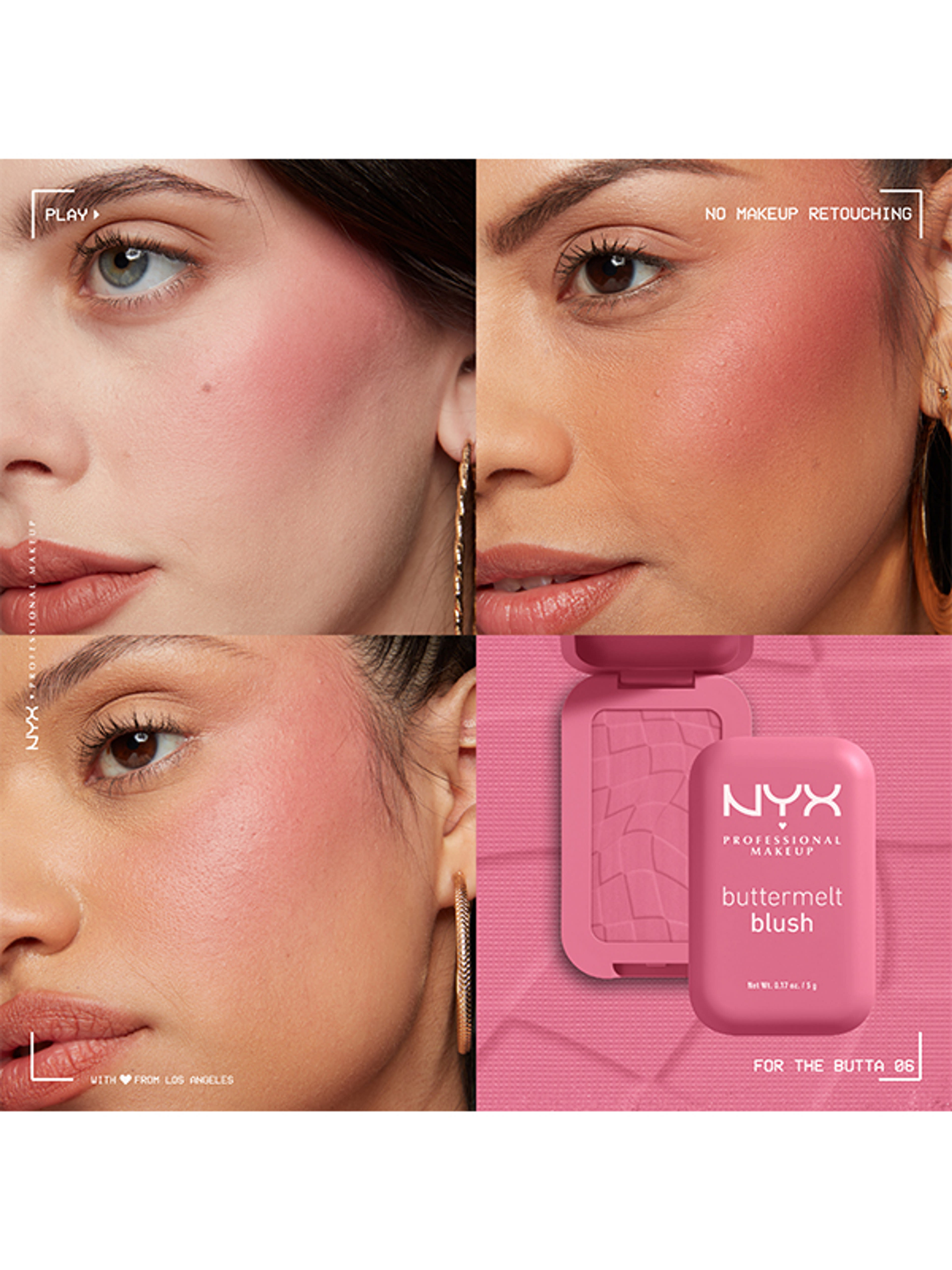 NYX Professional Makeup Buttermelt pirosító /06 For The Butta - 1 db-8