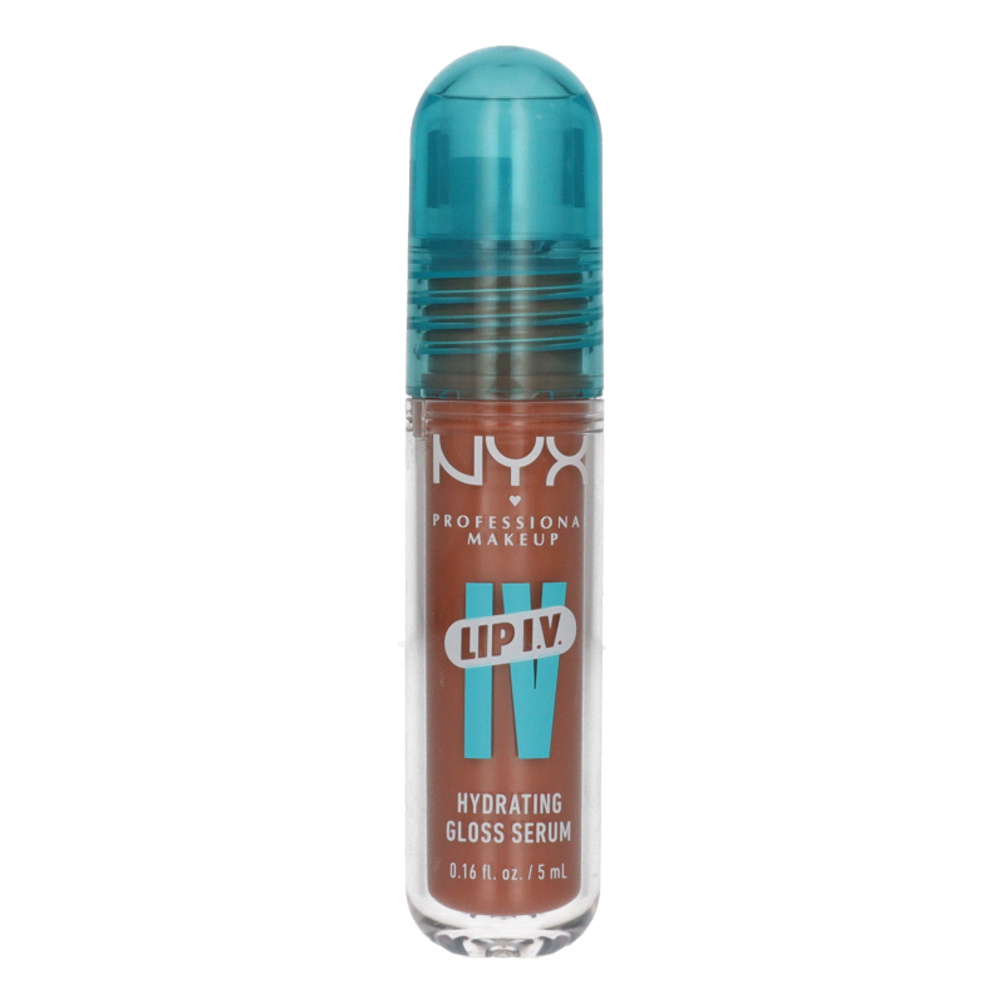 NYX Professional Makeup I.V Hydrating Lip Gloss Statin ajakfény /Caramel Drip - 1 db-1