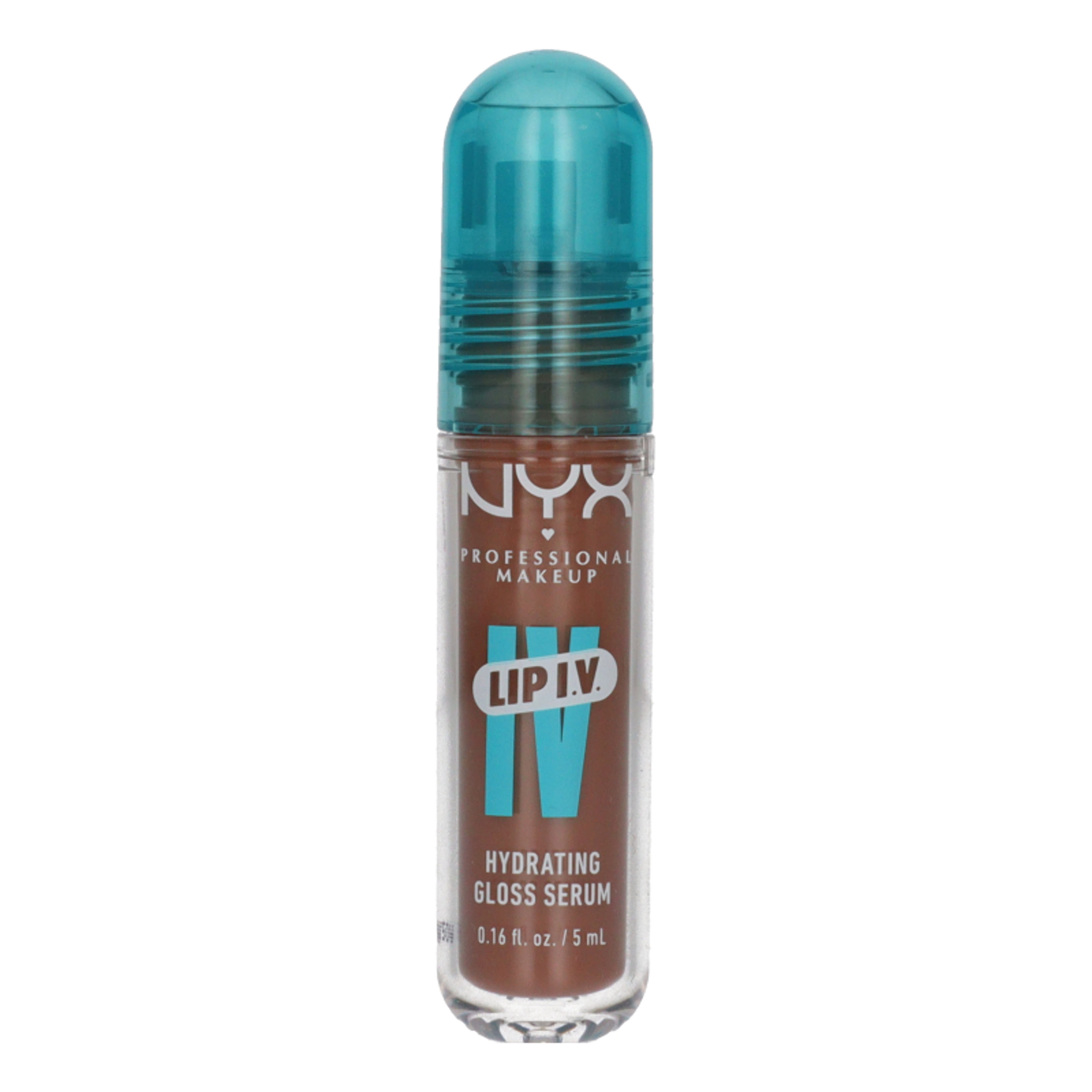 NYX Professional Makeup I.V Hydrating Lip Gloss Statin ajakfény /Cocoa Quench! - 1 db-1