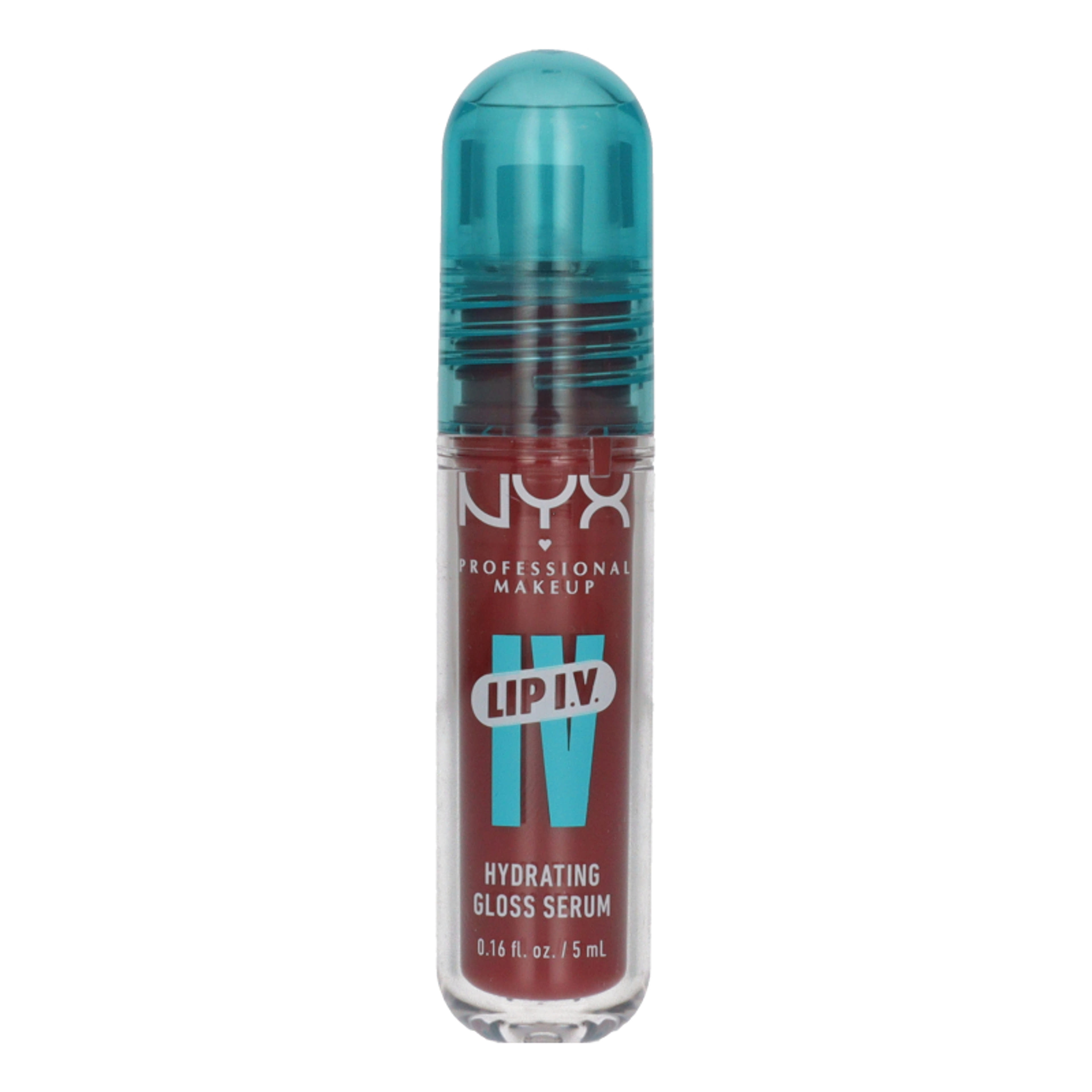 NYX Professional Makeup I.V Hydrating Lip Gloss Statin ajakfény /Cranberry Splash  - 1 db-1