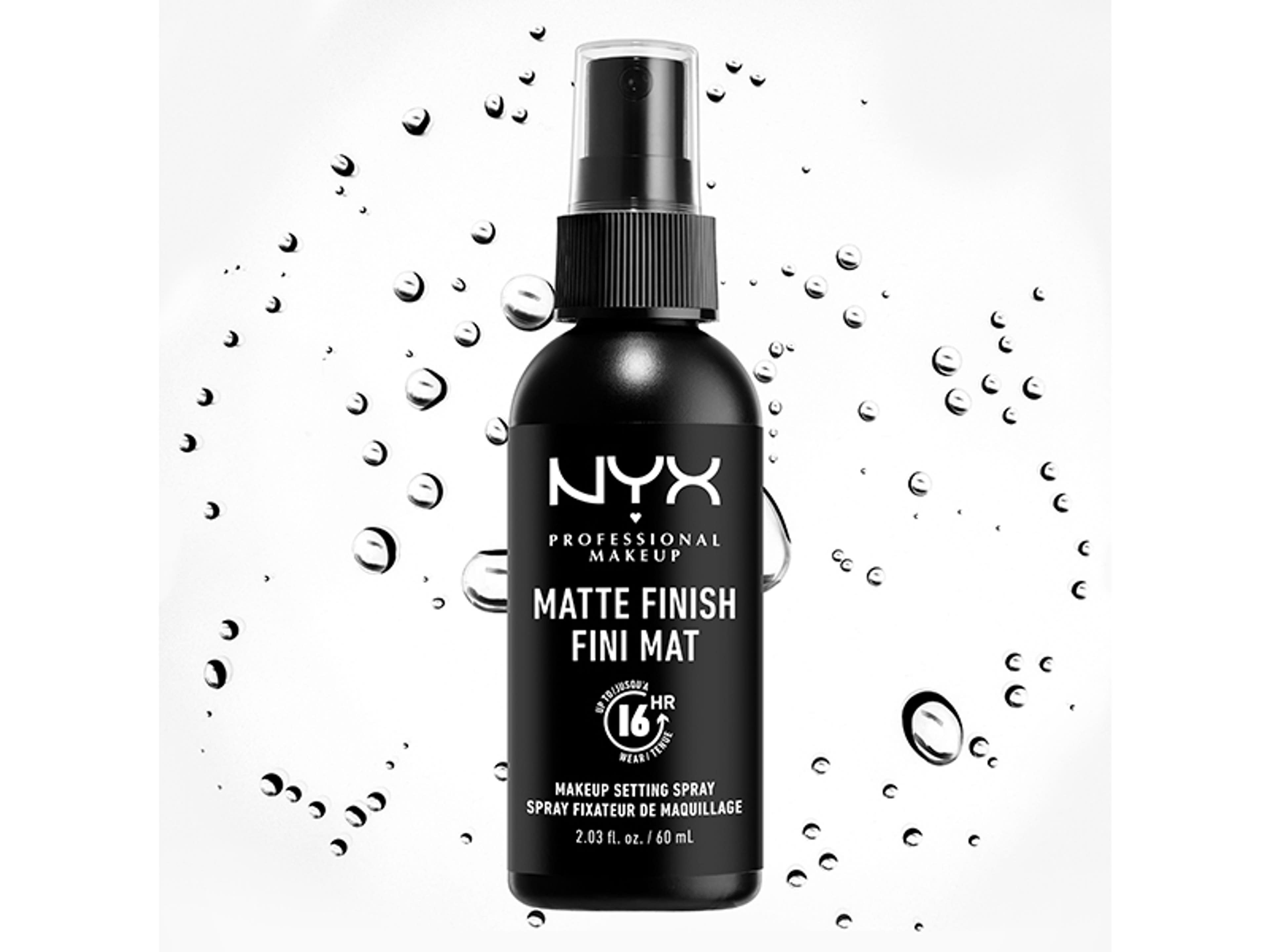 NYX Professional Makeup Makeup Setting Spray - Matte sminkfixáló spray - 1 db-3