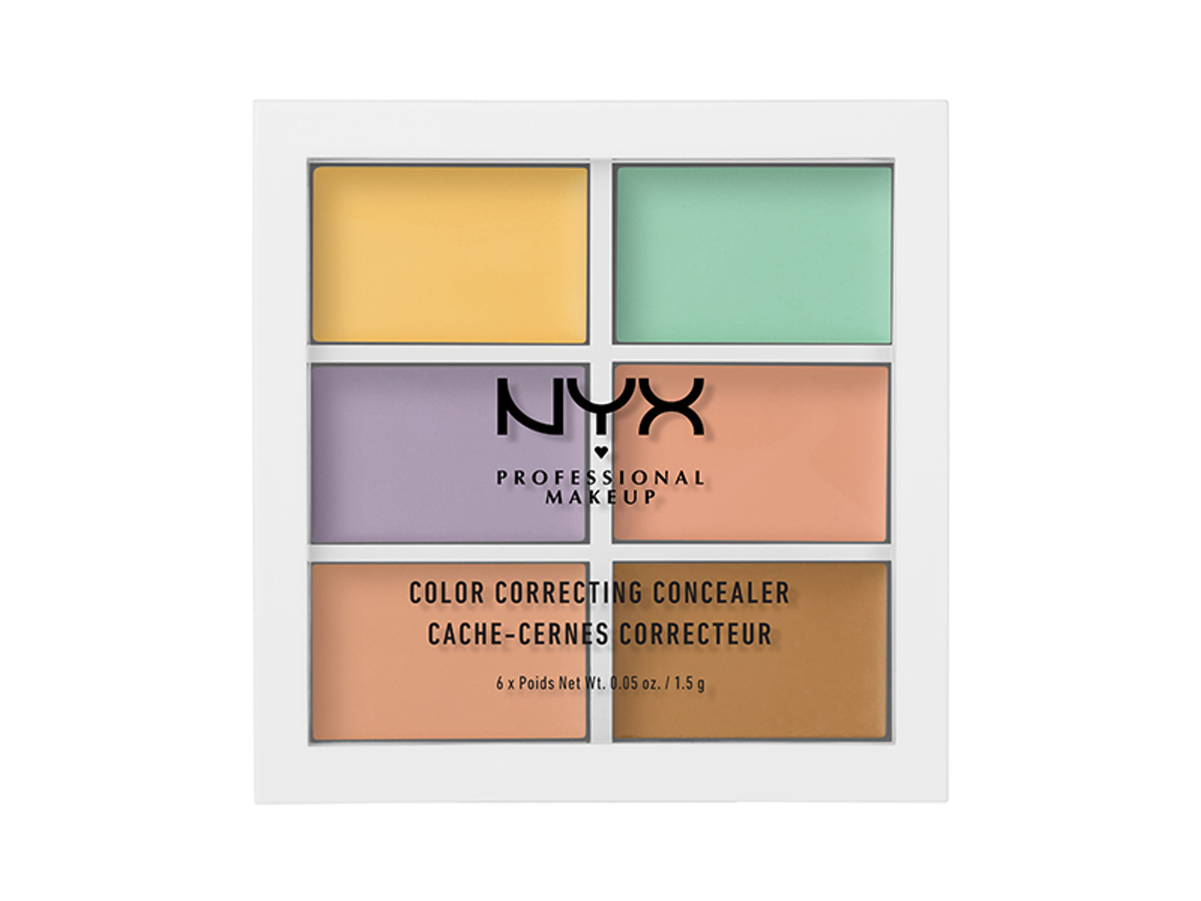 NYX Professional Makeup Color Correcting Palette színkorrekciós paletta - 1 db