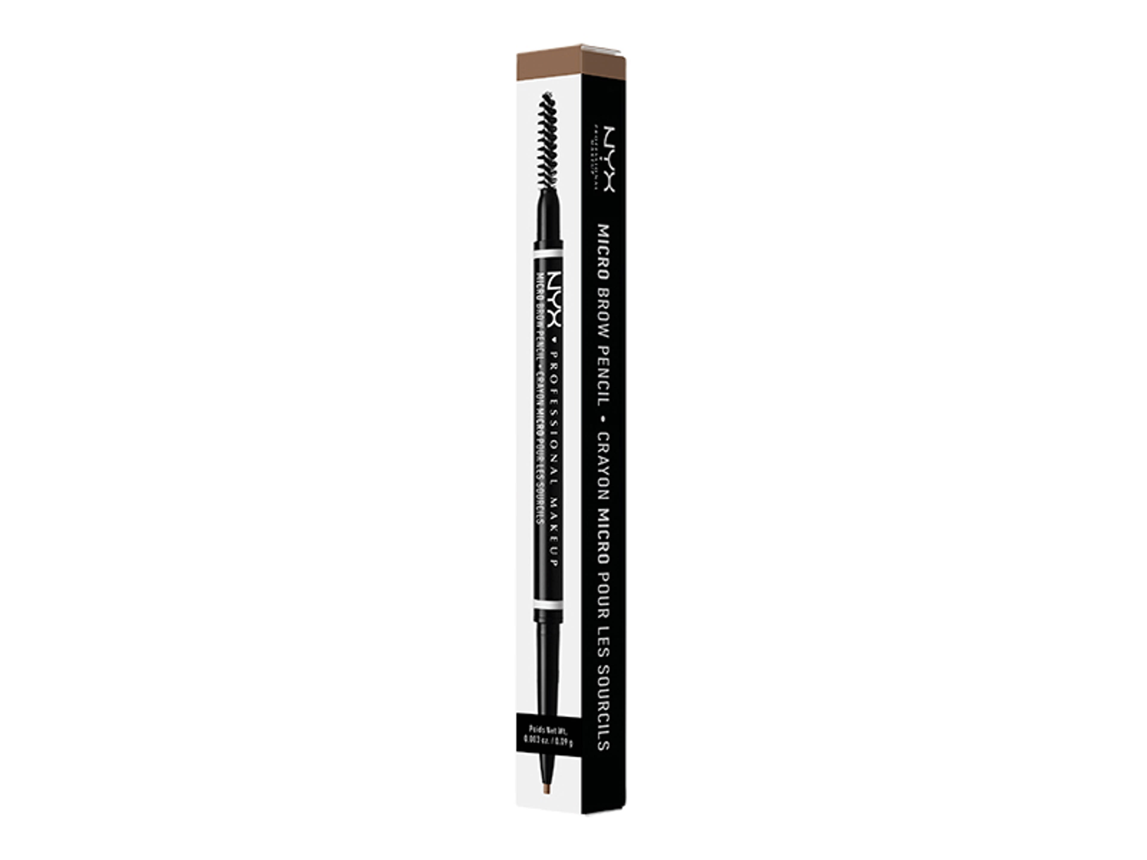 NYX Professional Makeup Micro Brow Pencil szemöldökformázó ceruza, Taupe - 1 db