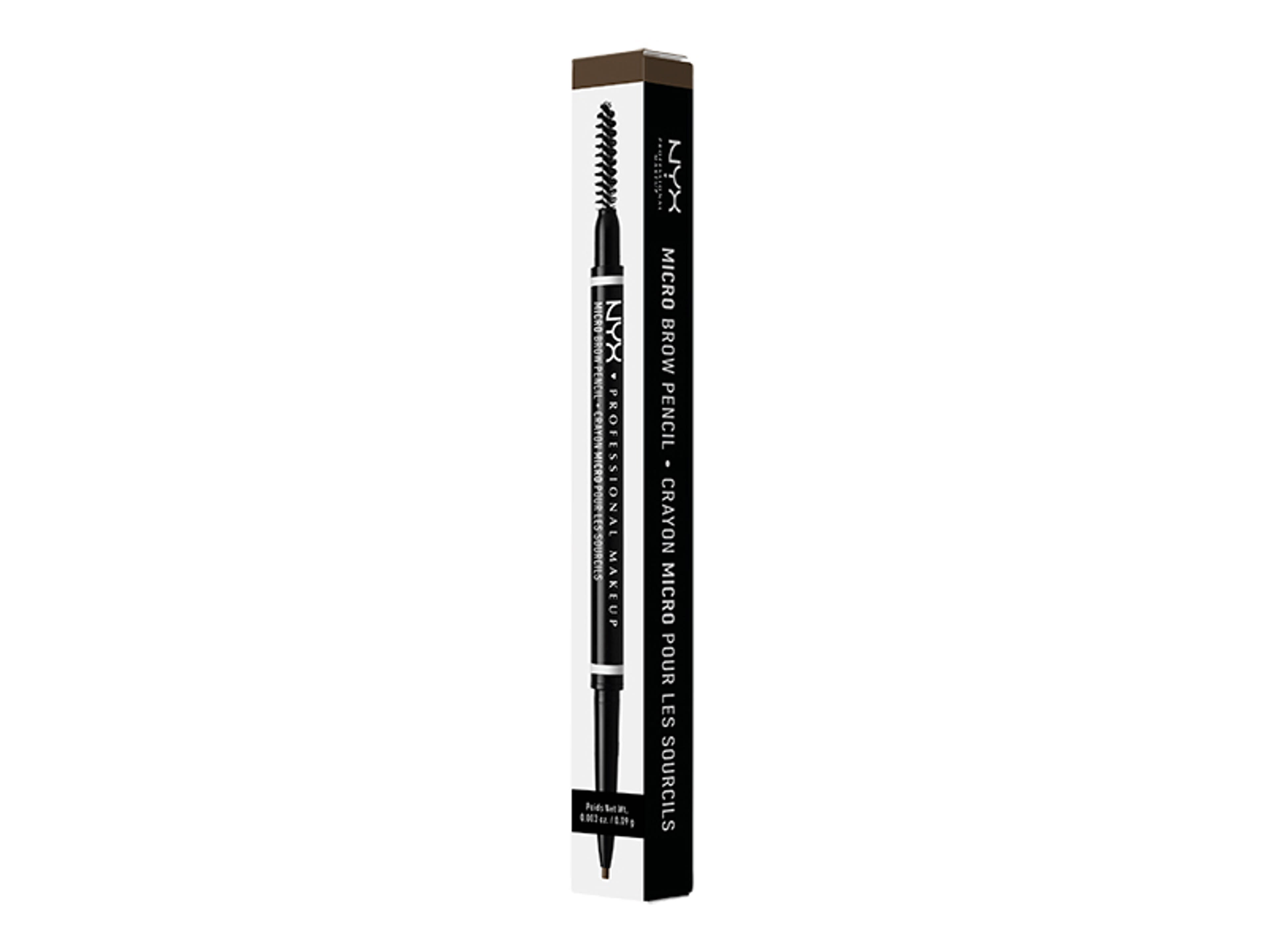 NYX Professional Makeup Micro Brow Pencil szemöldökformázó ceruza, Ash Brown - 1 db