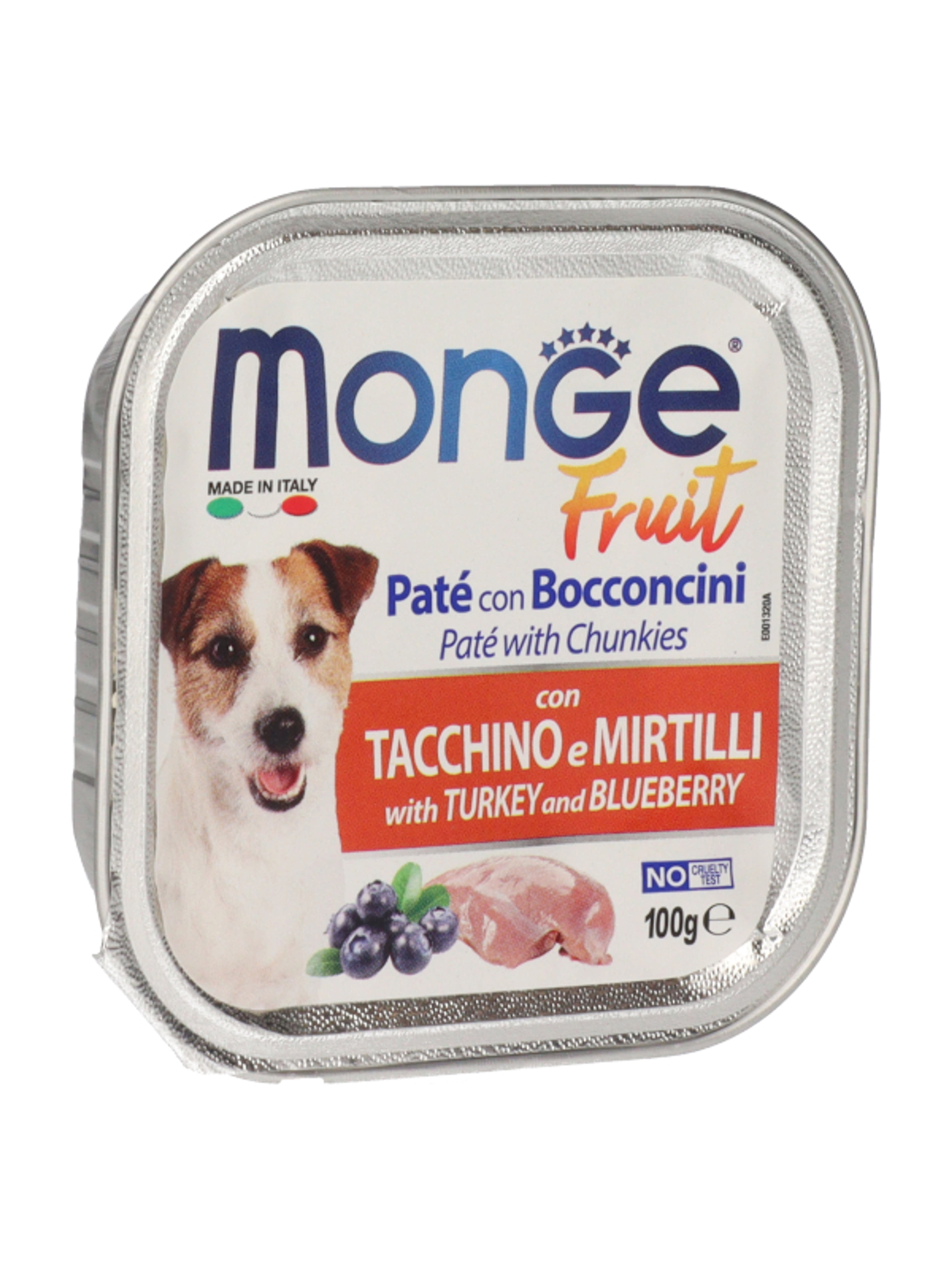 Monge alutál kutyáknak fruit pulyka, áfonya falatkák - 100 g-5