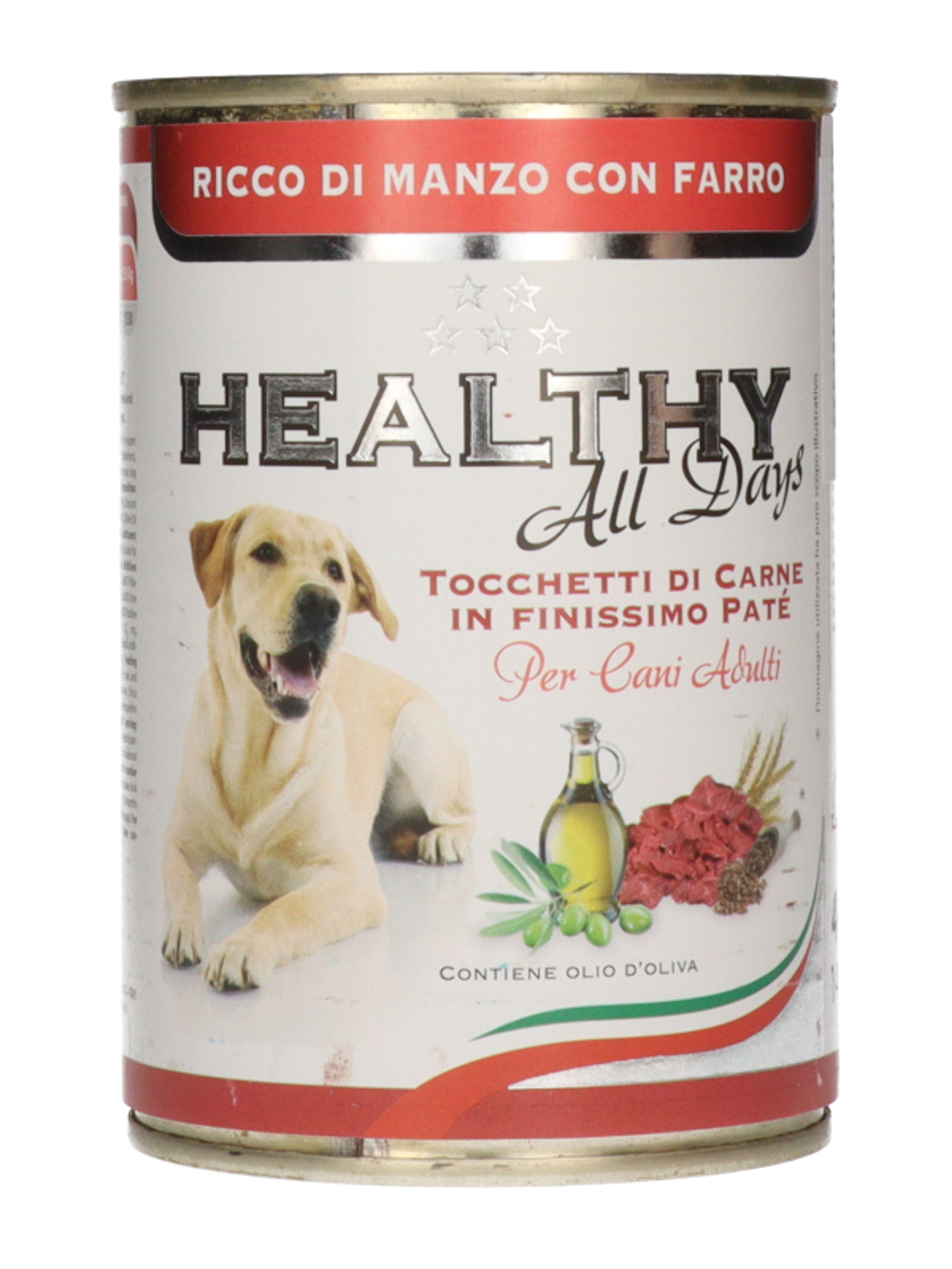 Healthy All Days konzerv kutyáknak marhával és tönköllyel - 400 g