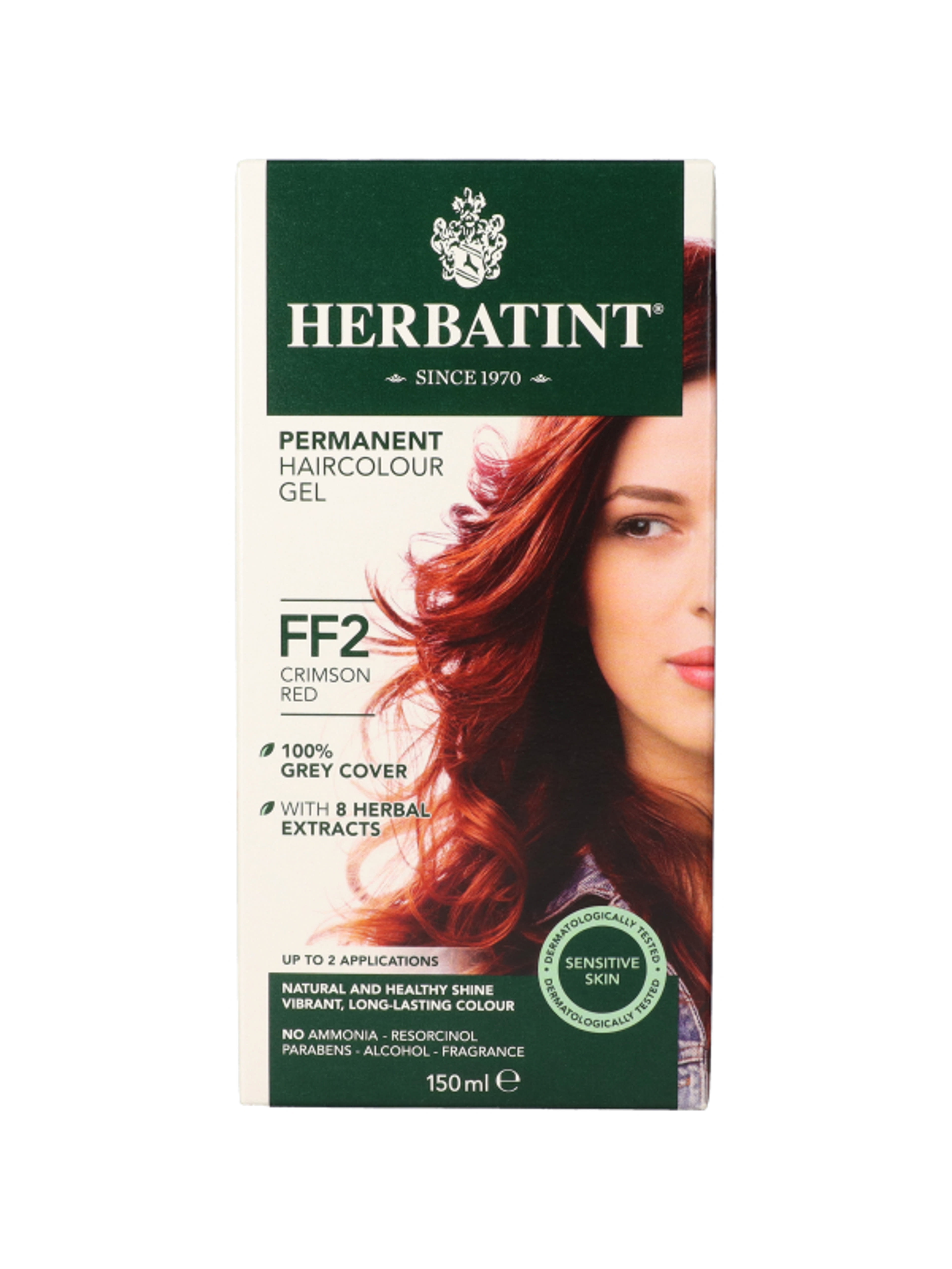Herbatint hajfesték, FF2 karmazsin vörös - 150 ml-1