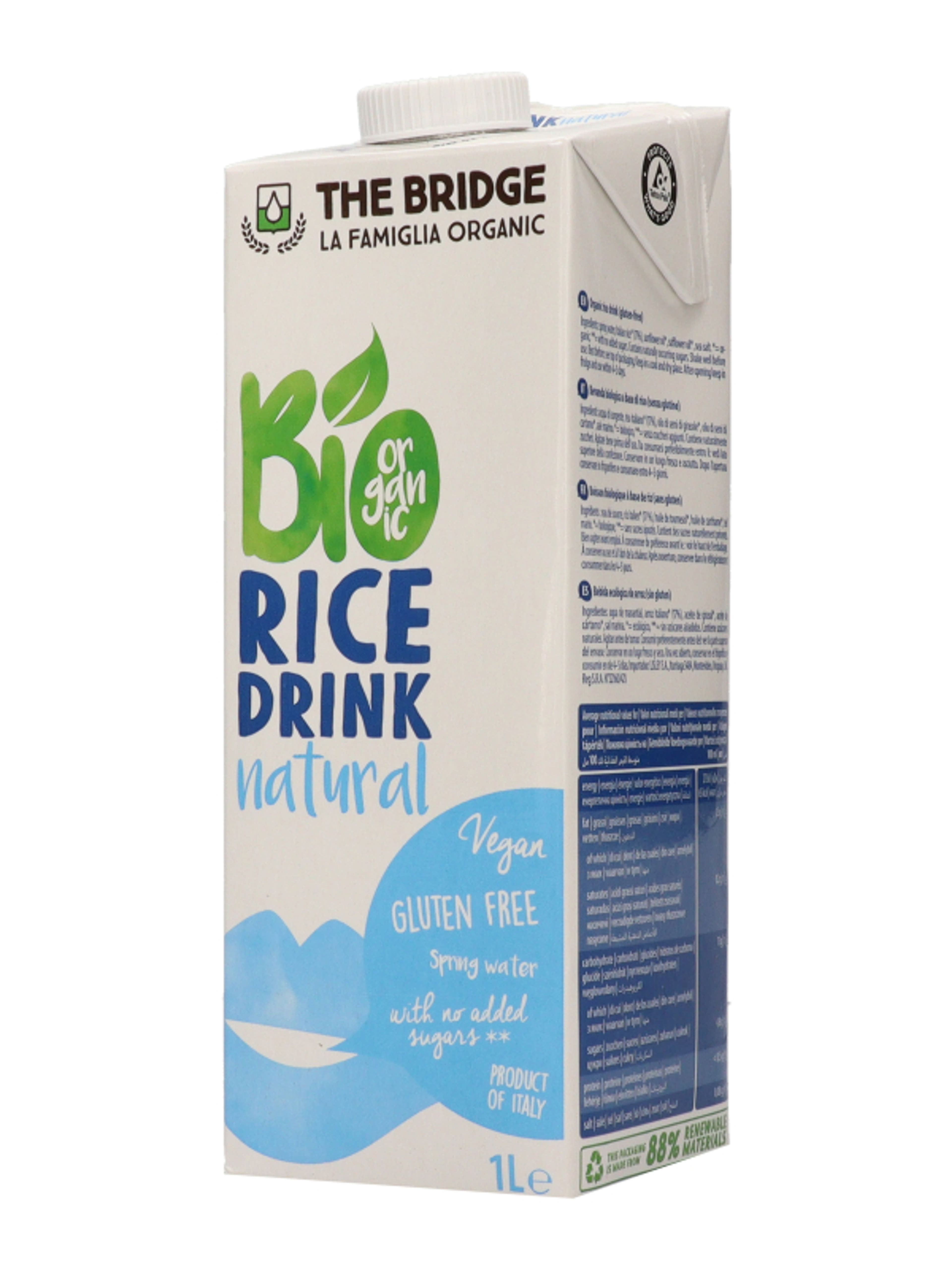 The bridge bio rizs ital natúr gluténmentes - 1 l-3