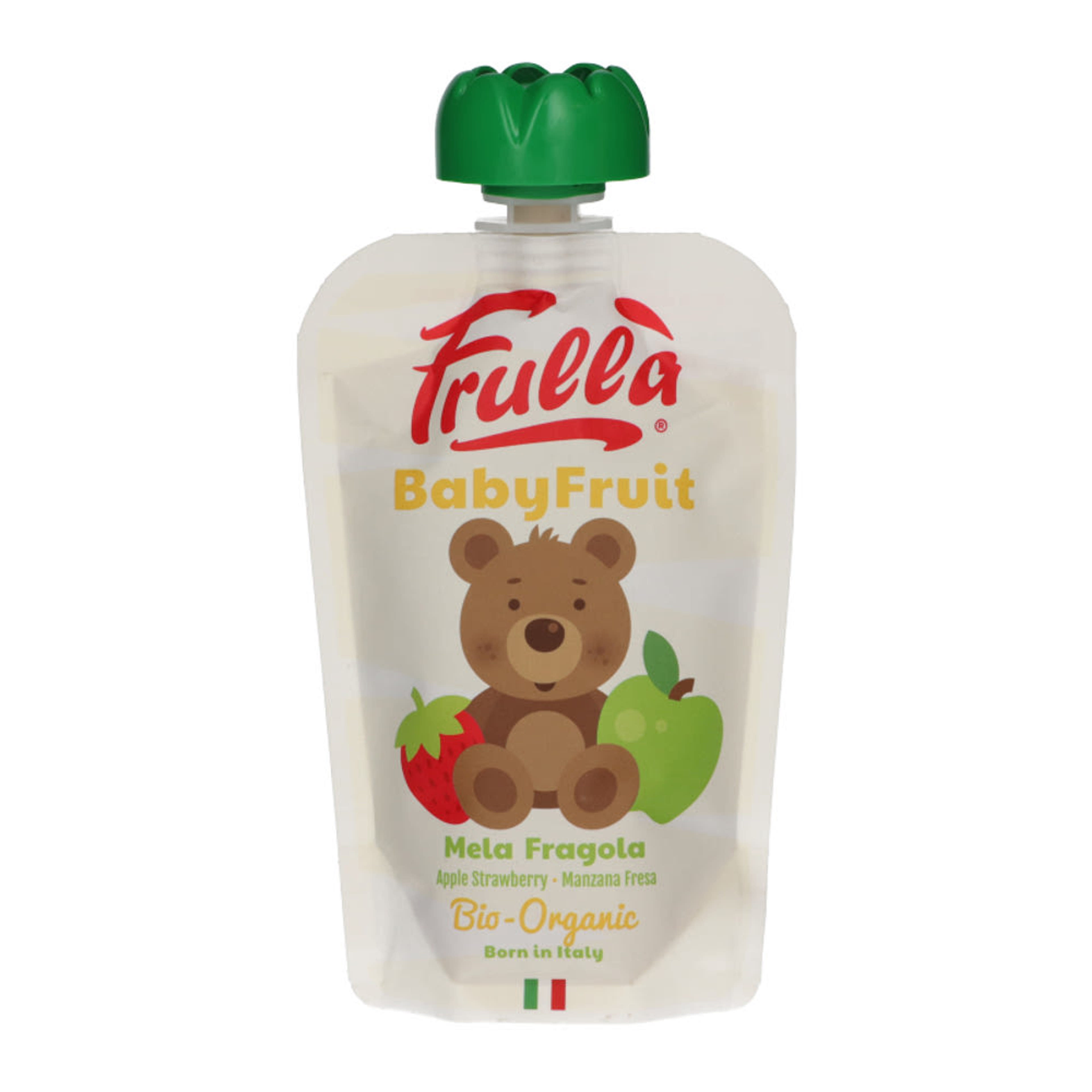 Frulla Bio gyümölcspüré alma - eper 6 hónapos kortól - 100 g