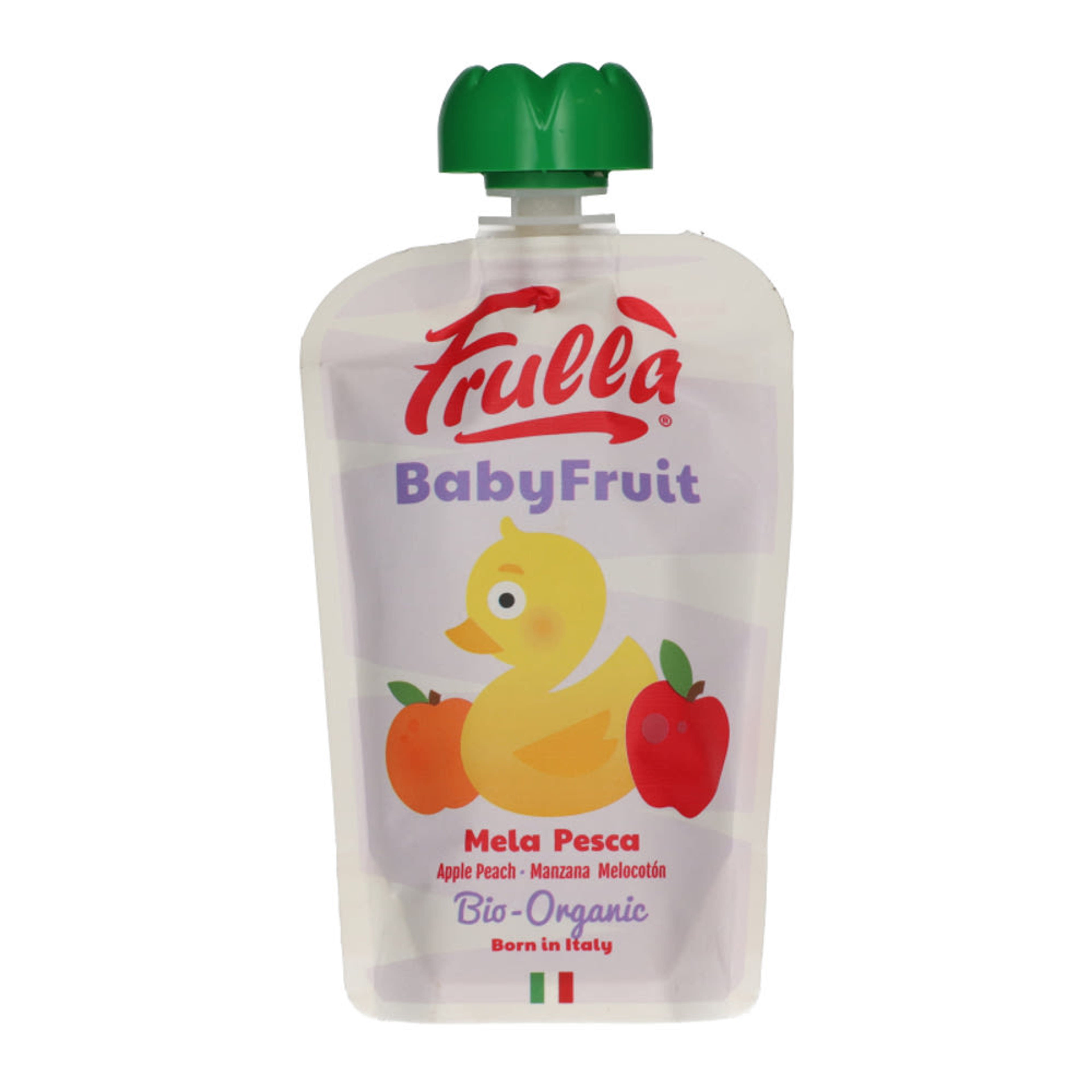 Frulla Bio gyümölcspüré alma - barack 6 hónapos kortól - 100 g