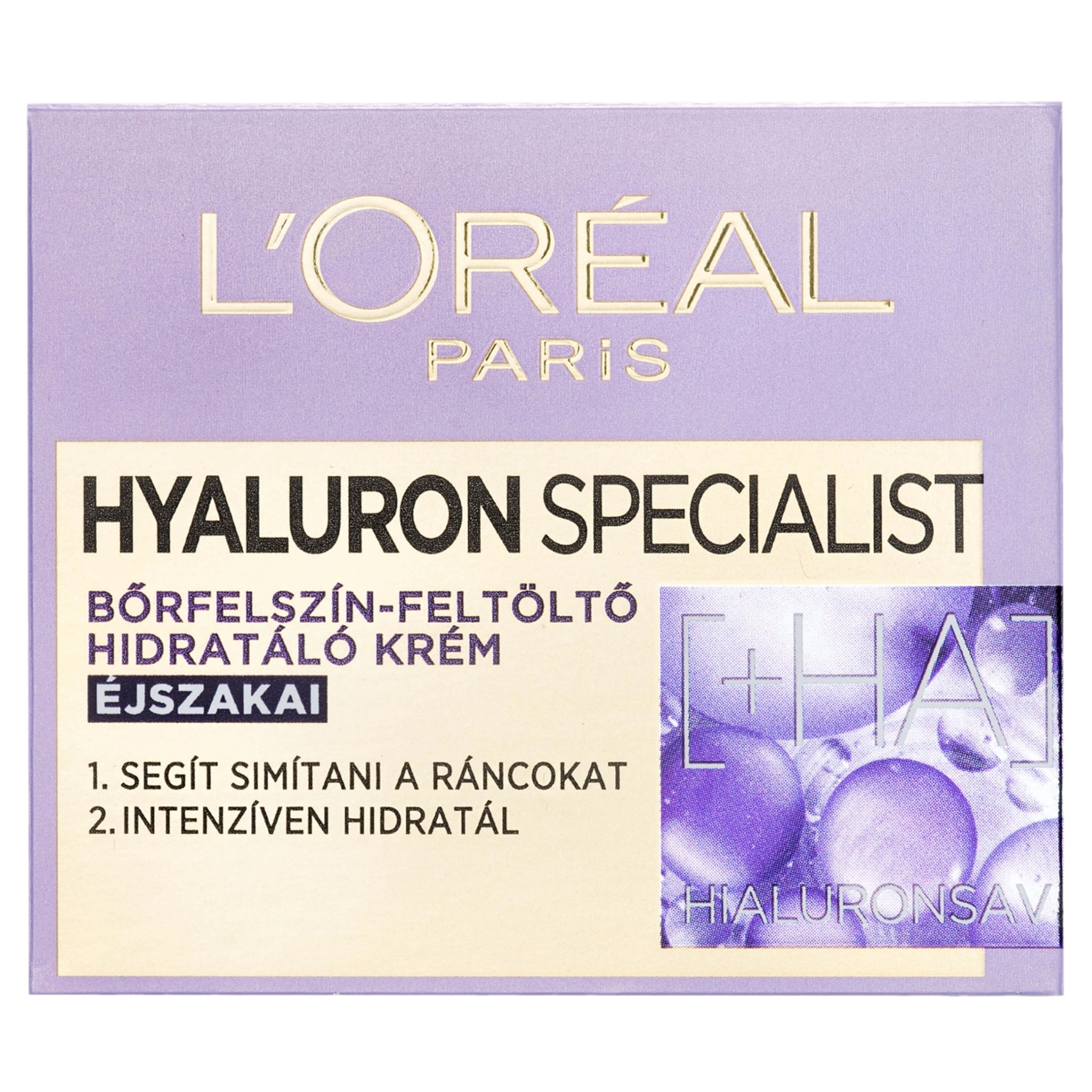 L'Oréal Paris Hyaluron Specialist éjszakai arckrém - 50 ml