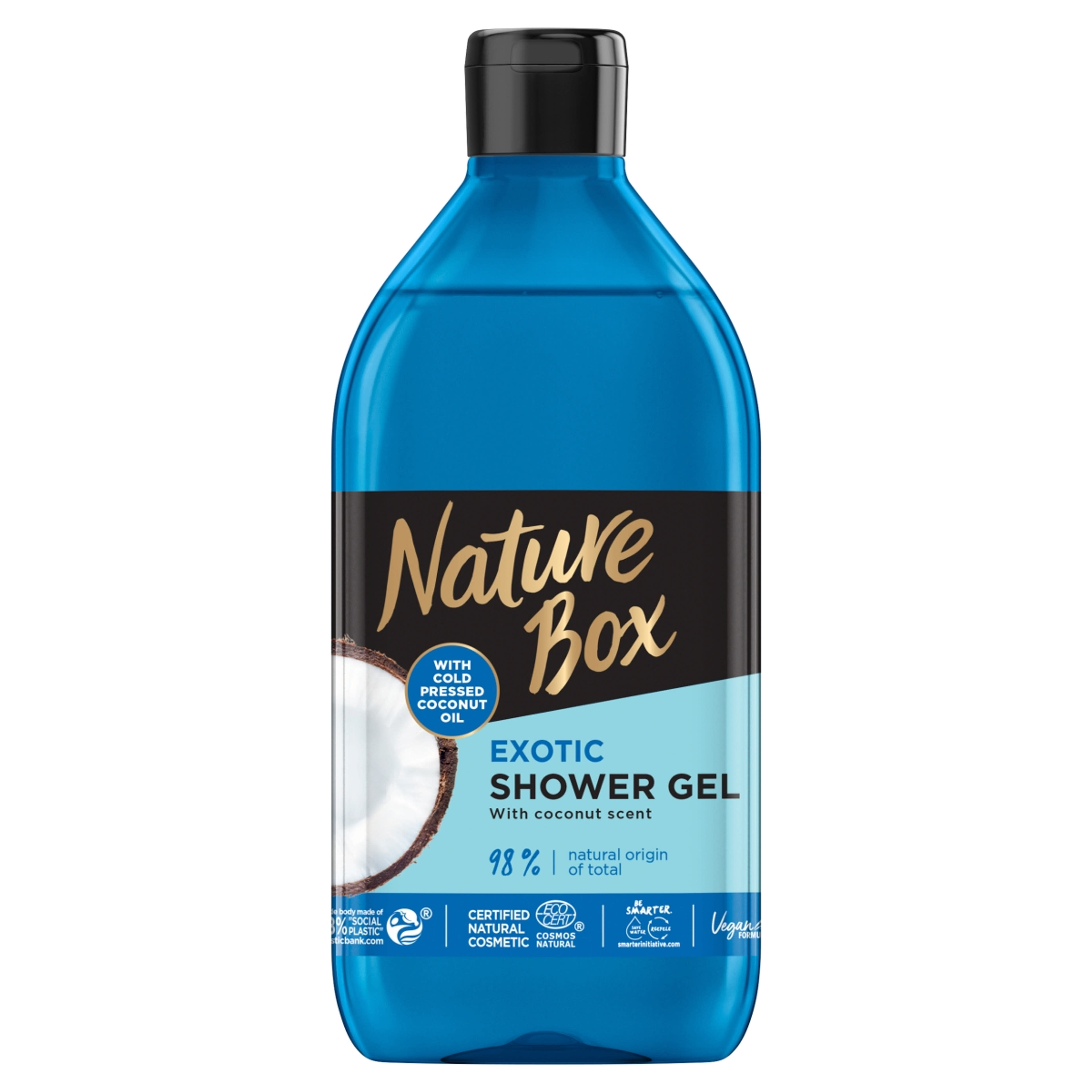 Nature Box tusfürdő  Kókusz az ápolt bőrért - 385 ml