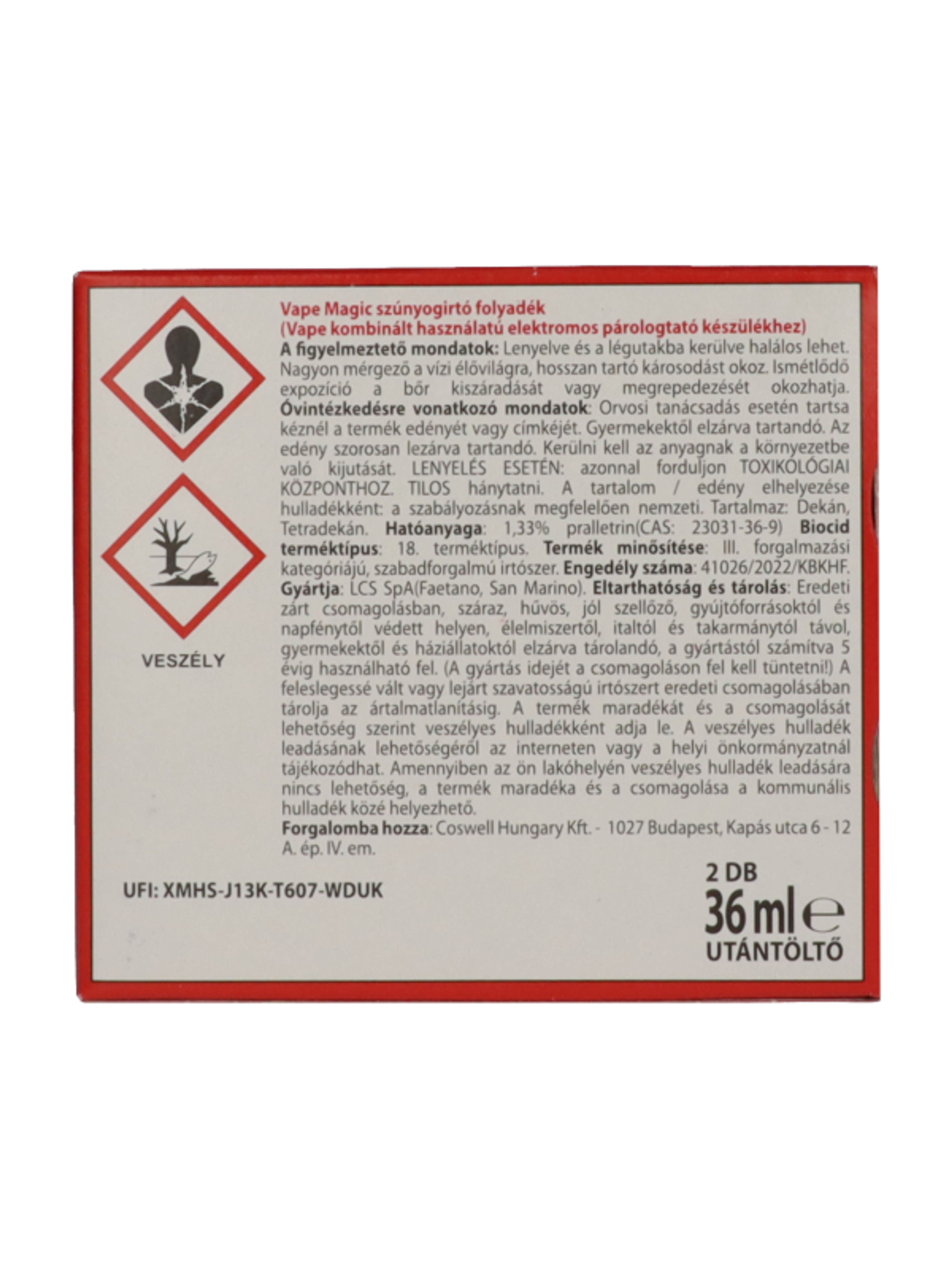 Vape Magic töltőfolyadék duopack 2x36 ml - 72 ml-3