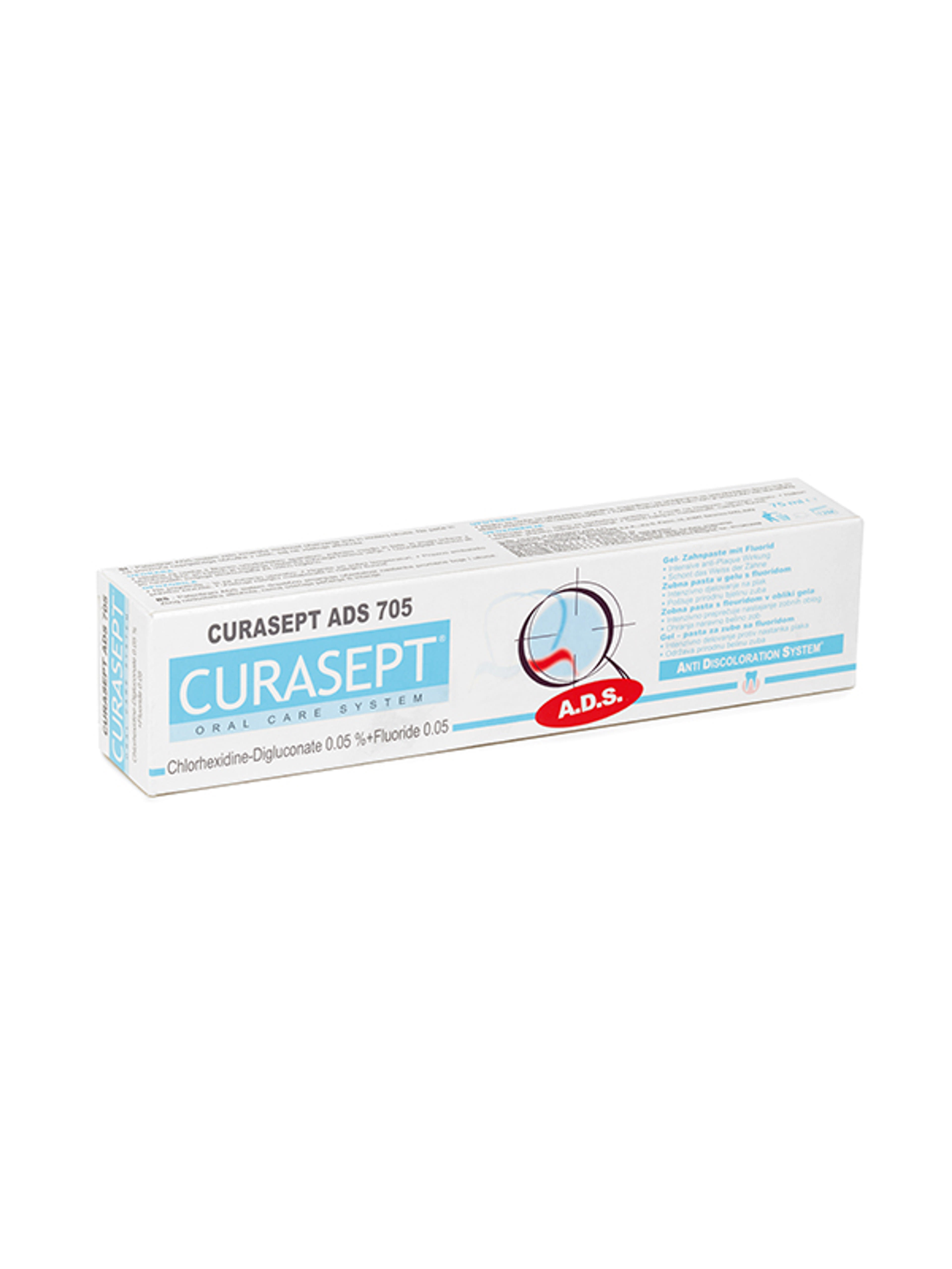 Curasept ADS 705 Klórhexidin tartalmú fogkrém gél - 75 ml-1